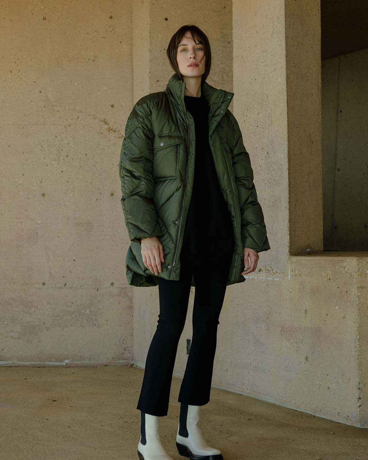 Image du produit Ragdoll LA Down Surplus Jacket - Army Green - 3