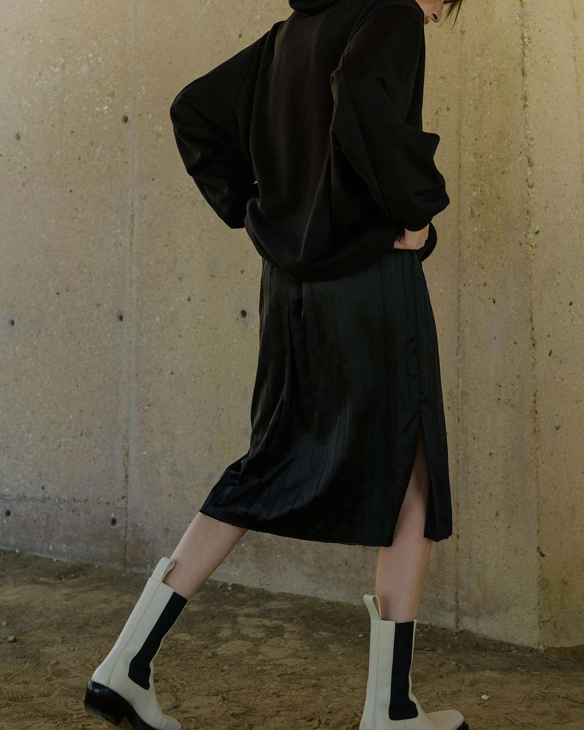 Image du produit Ragdoll LA Plisse Skirt - Black - 3
