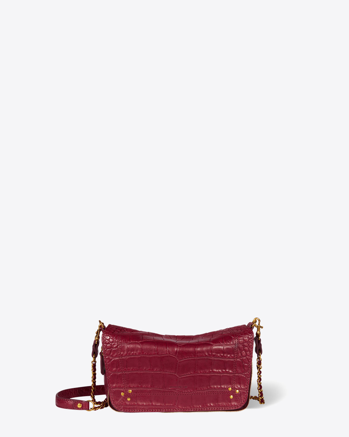 Image du produit Jérôme Dreyfuss Sac Bobi S – Cuir Croco Bordeaux - 3
