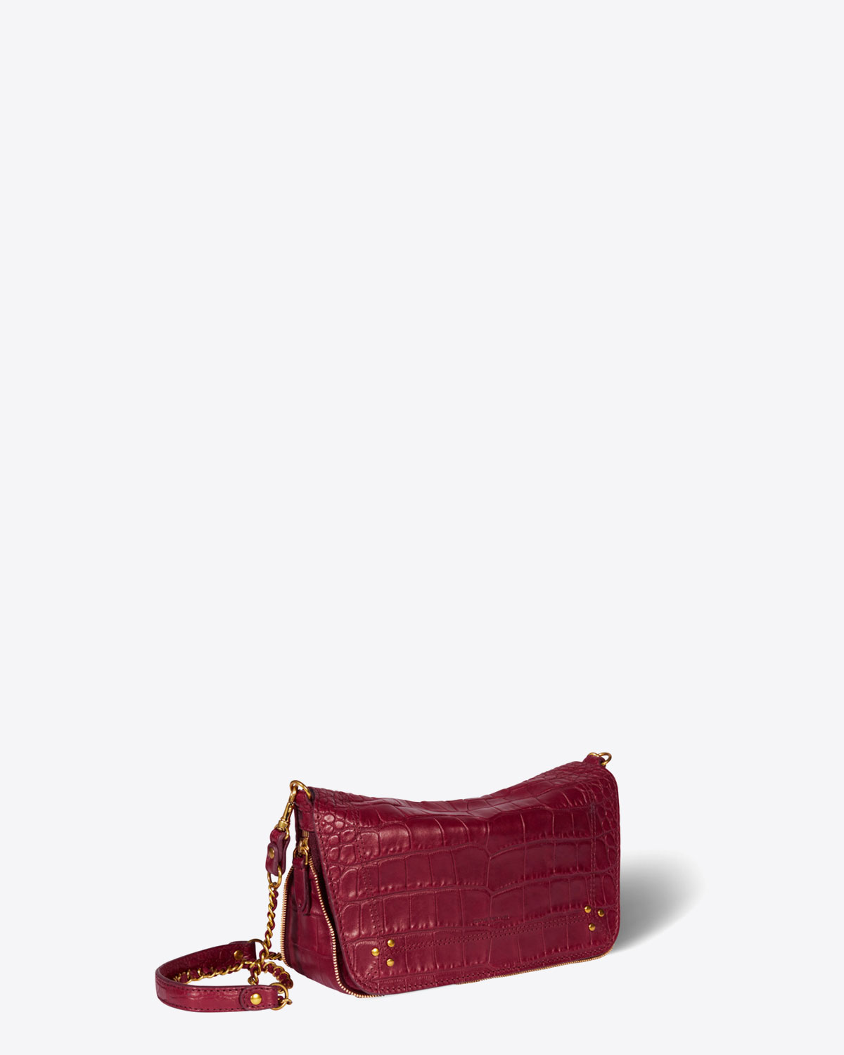 Image du produit Jérôme Dreyfuss Sac Bobi S – Cuir Croco Bordeaux - 2