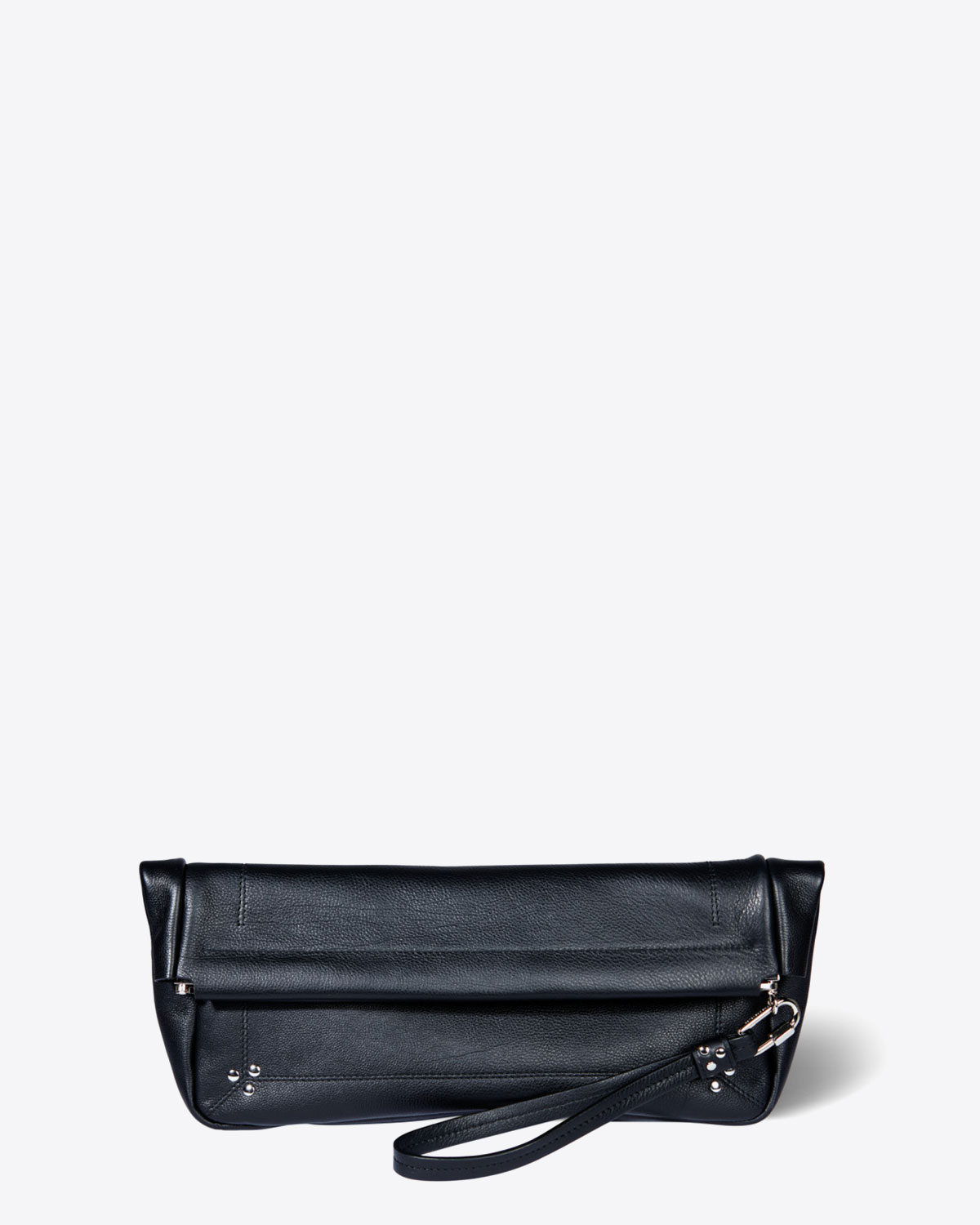 Image du produit Jérôme Dreyfuss Accessoires Collection Clic Clac XL Soft Calfskin Noir Silver  