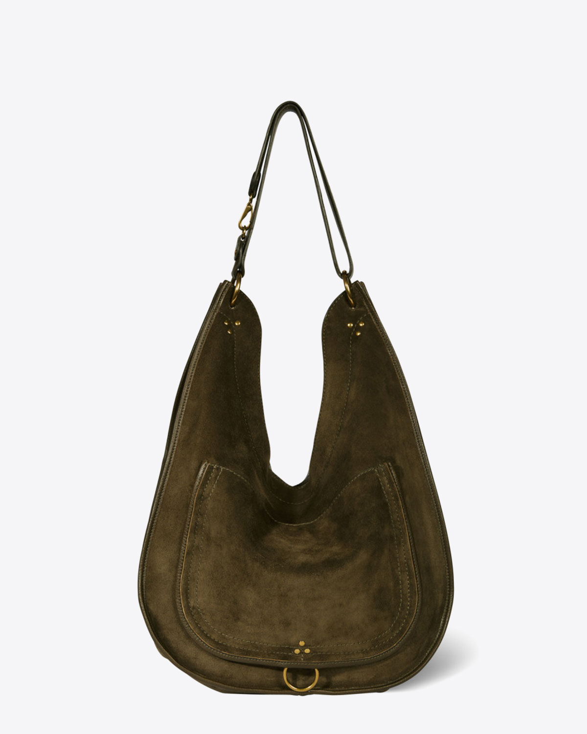 Image du produit Jérôme Dreyfuss Collection Sac Edgar L Split Suede Olive  