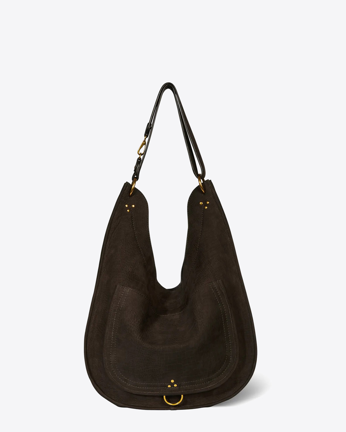 Sac Edgar L Taurillon Croco Moka