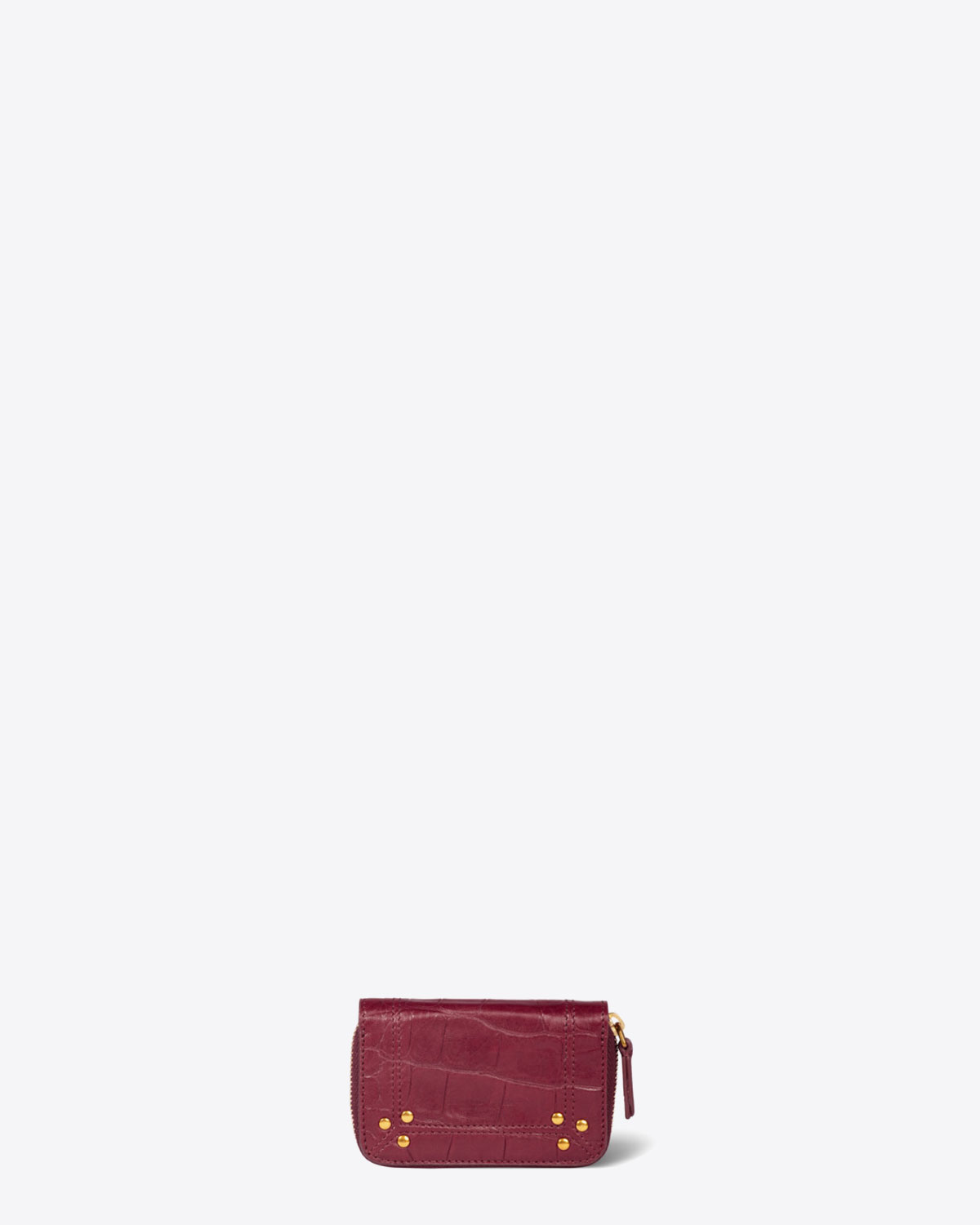 Image du produit Jérôme Dreyfuss Accessoires Collection Henri Lambskin Croco Bordeaux  