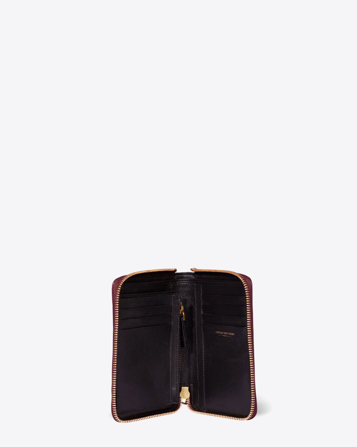 Image du produit Jérôme Dreyfuss Accessoires Collection Julien Lambskin Croco Bordeaux   - 2