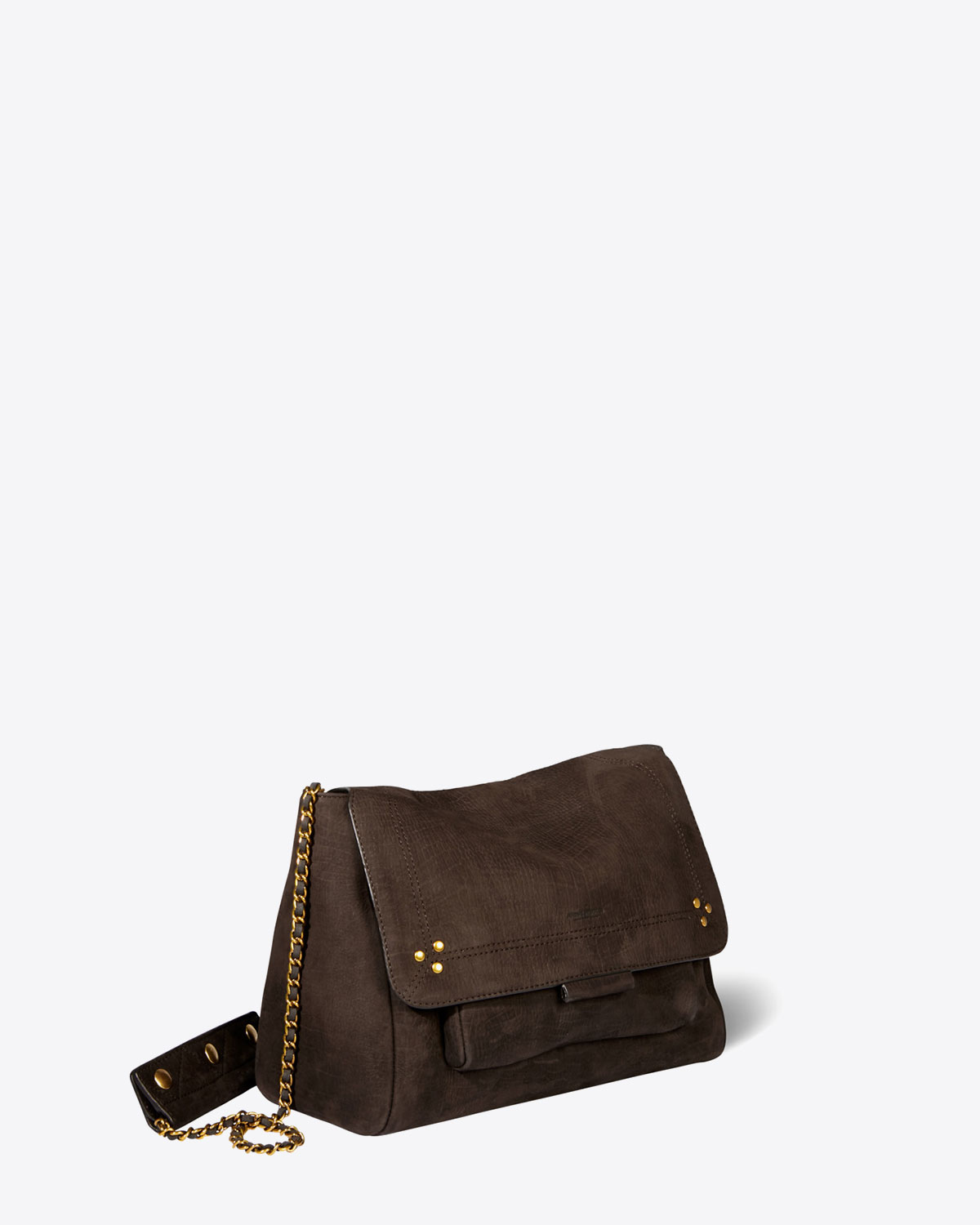 Sac Lulu L croco moka Jérôme Dreyfuss. Profil.