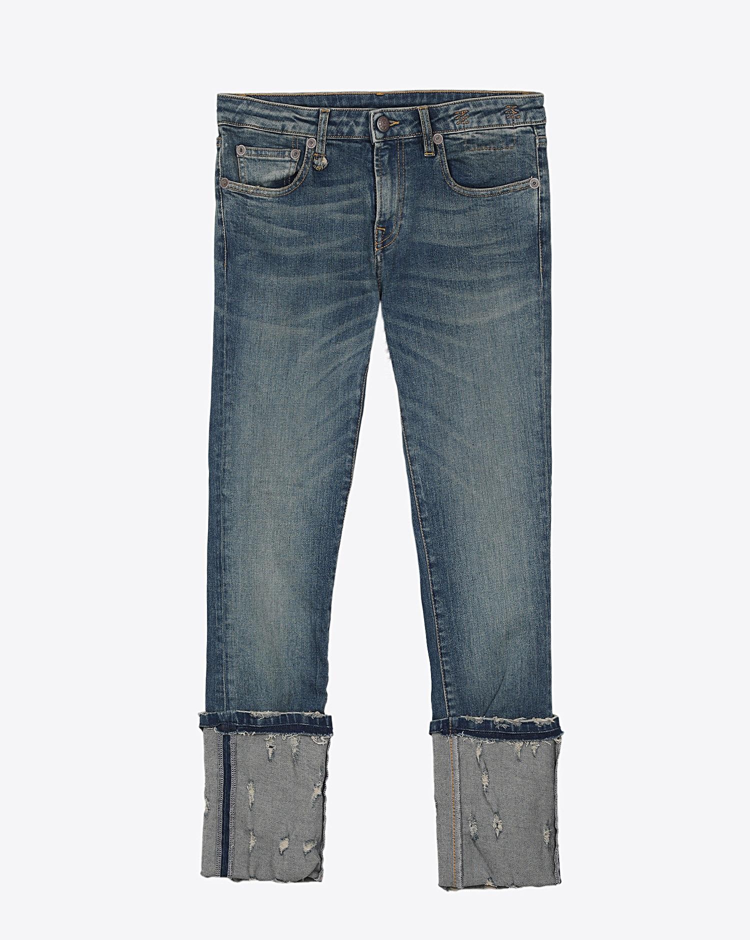 Jeans Kate skinny bleu grand revers R13 Denim