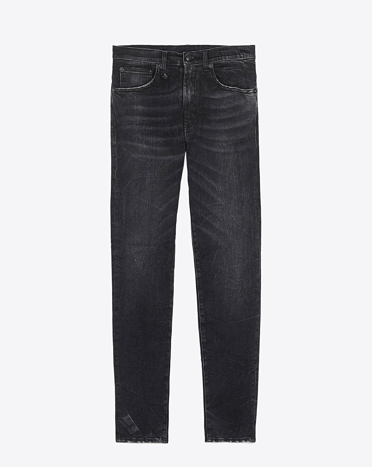 Image du produit R13 Denim Permanent High Rise Skinny - Black Marble