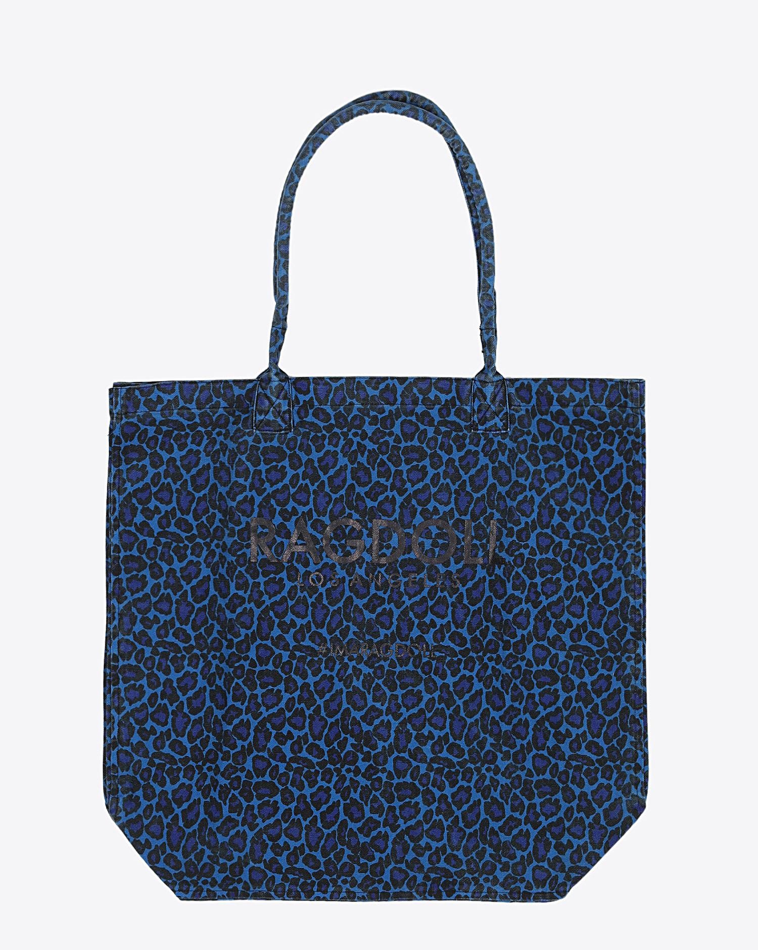 Ragdoll LA Holiday Bag - Electric Blue Leopard  