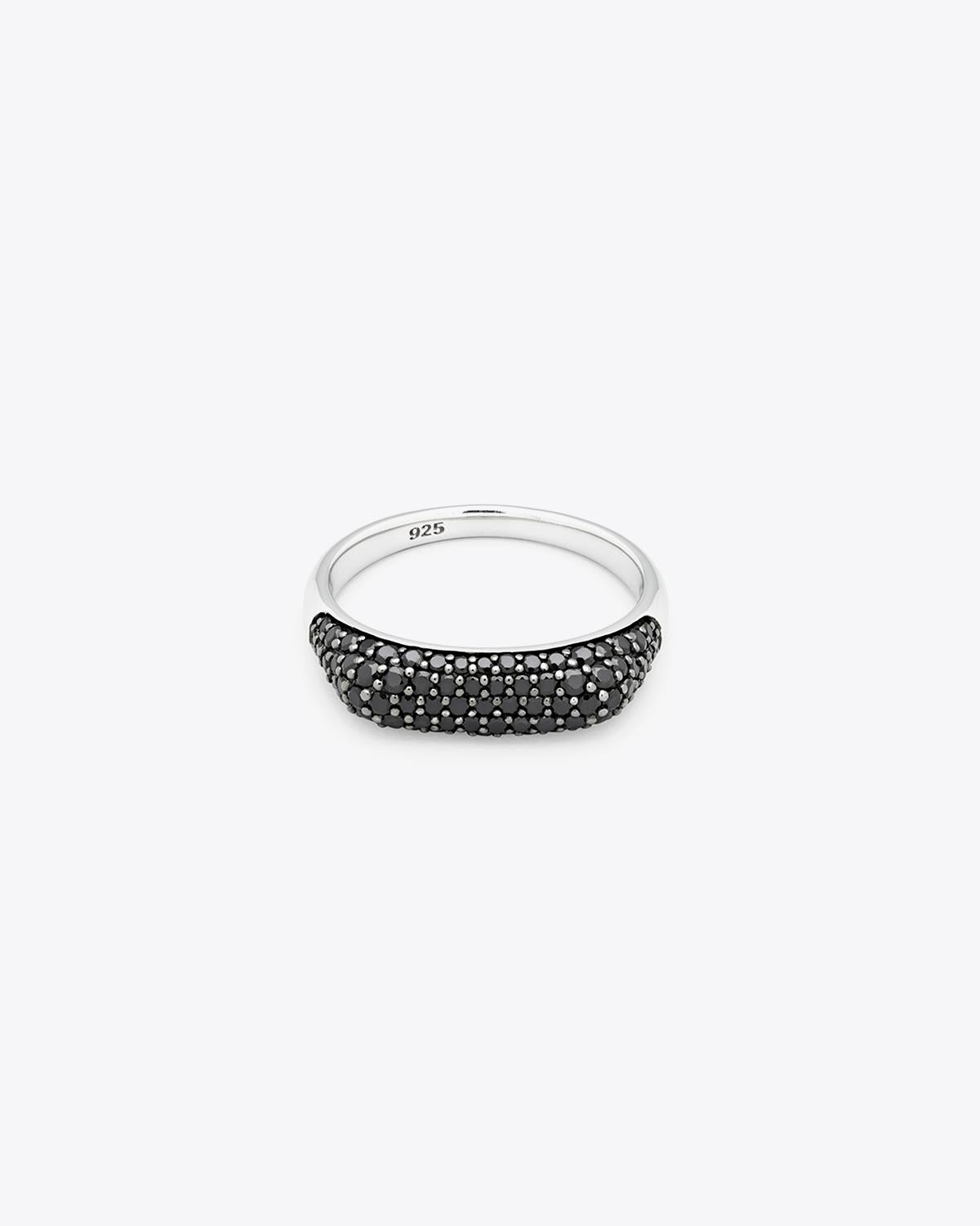 Image du produit Tom Wood Knut Ring Black Spinel - Silver 