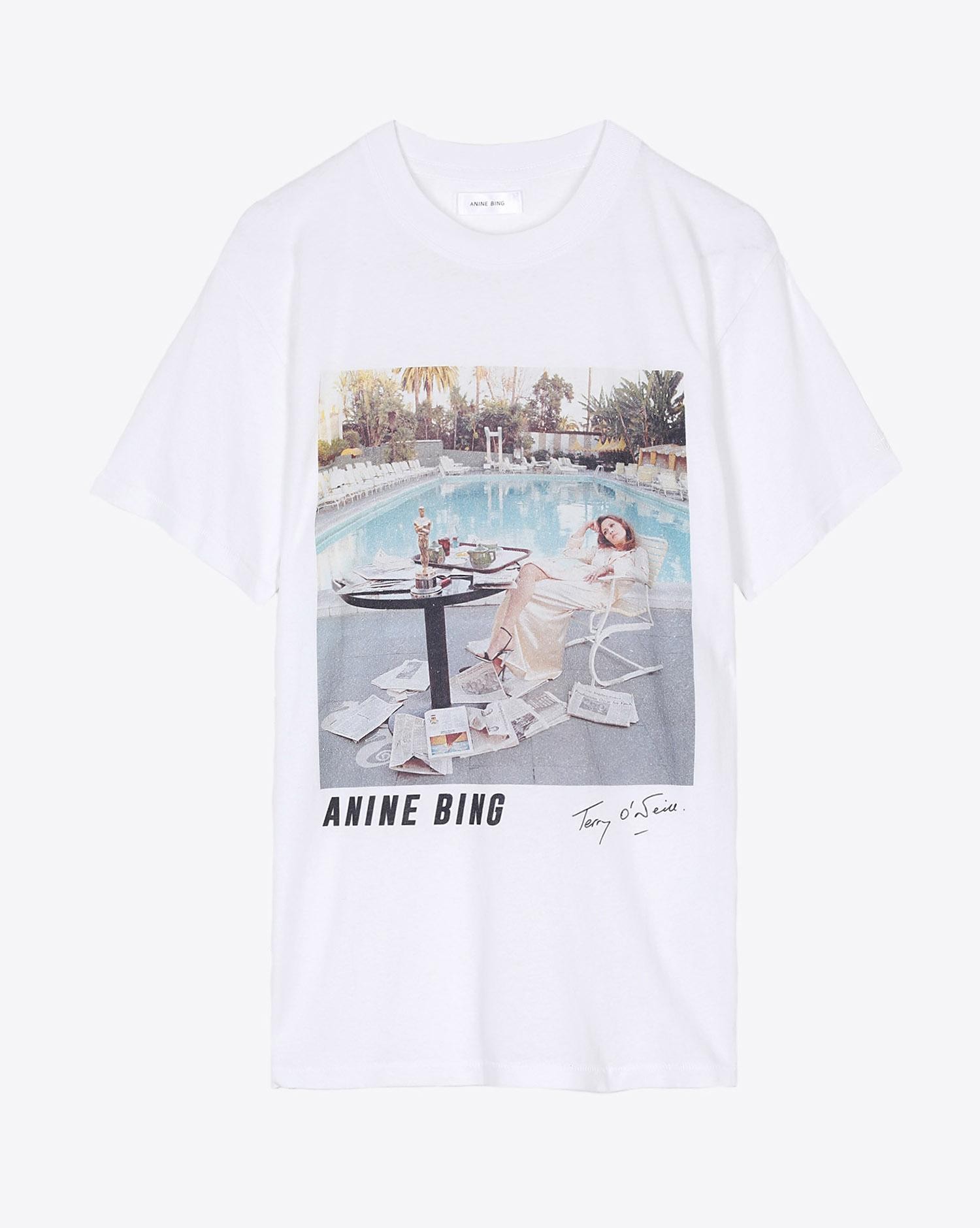 Image du produit Anine Bing Lili Tee Ab x To Faye Dunaway - White 
