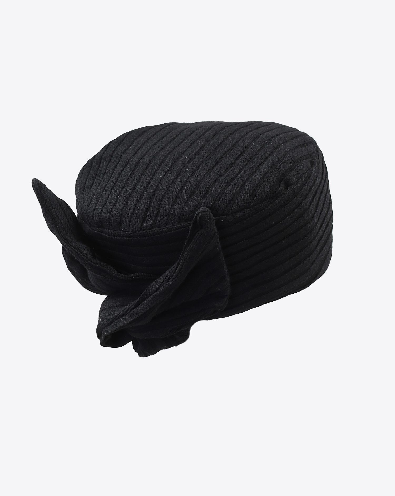 Laurence Bossion Turban Plissé - Noir  