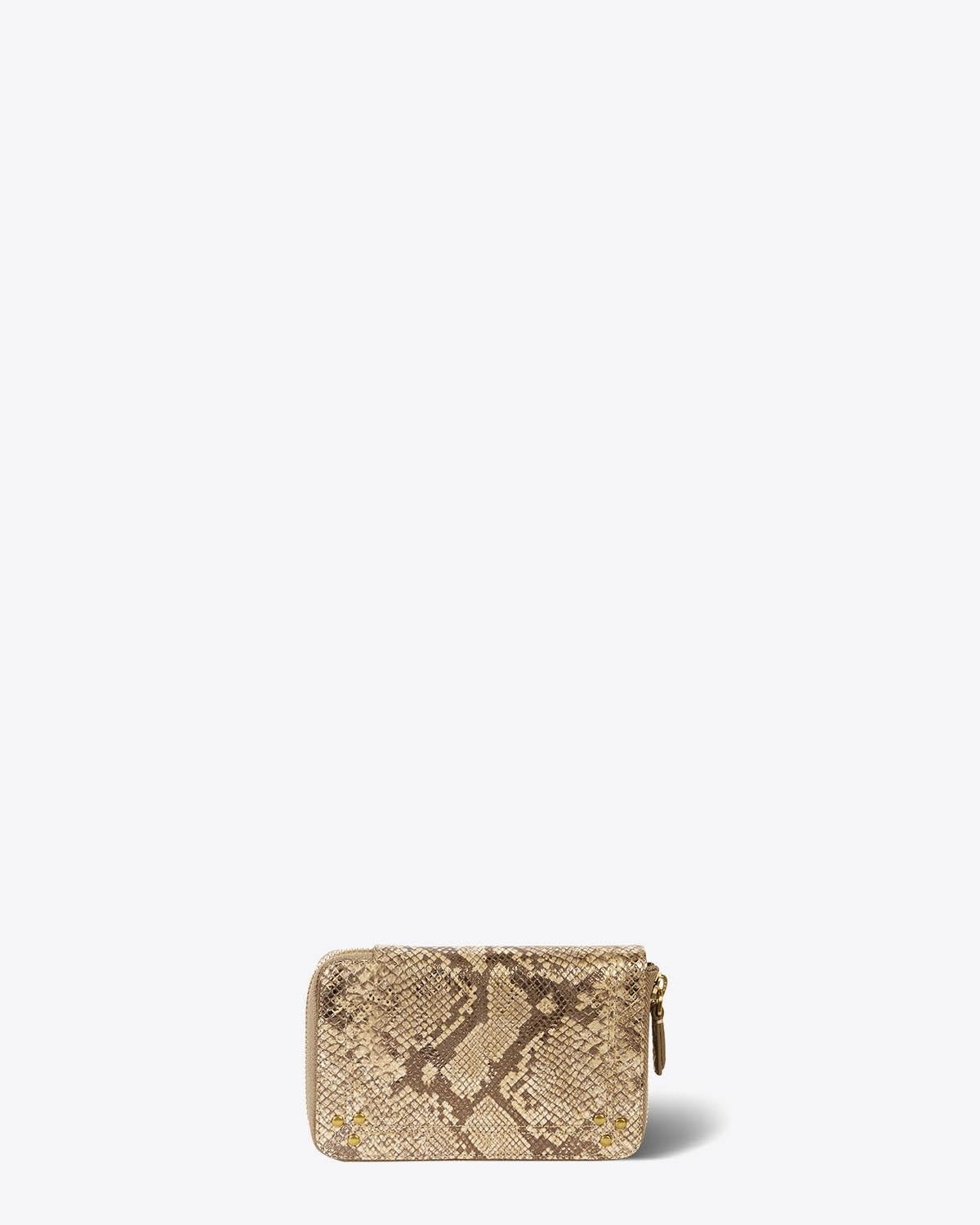 Jérôme Dreyfuss Accessoires Pré-Collection Julien Calfskin Python Lamé  