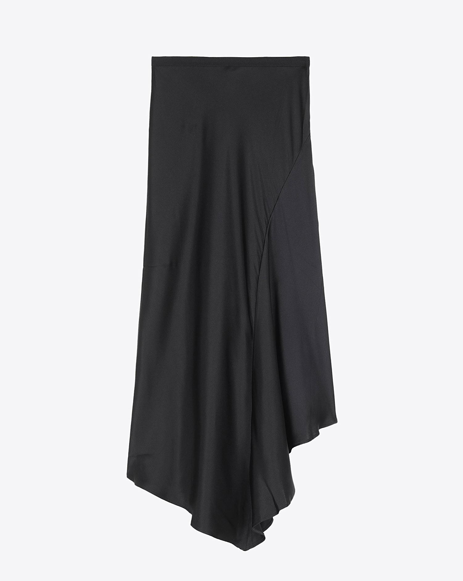 Image du produit Anine Bing Bailey Silk Skirt - Black  
