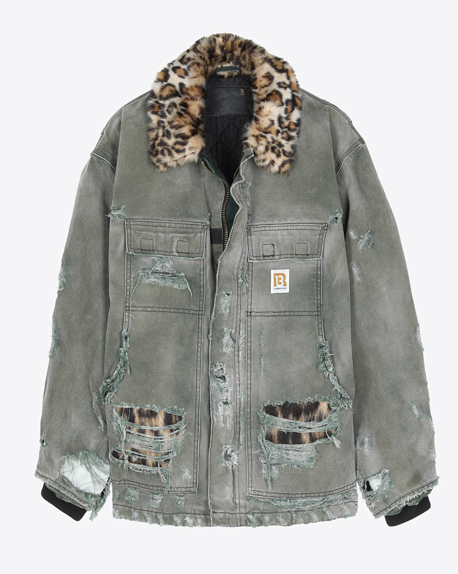 Image du produit R13 Denim Collection Vtg Arctic Quilt Lined Jacket - Vtg Mossy Oak