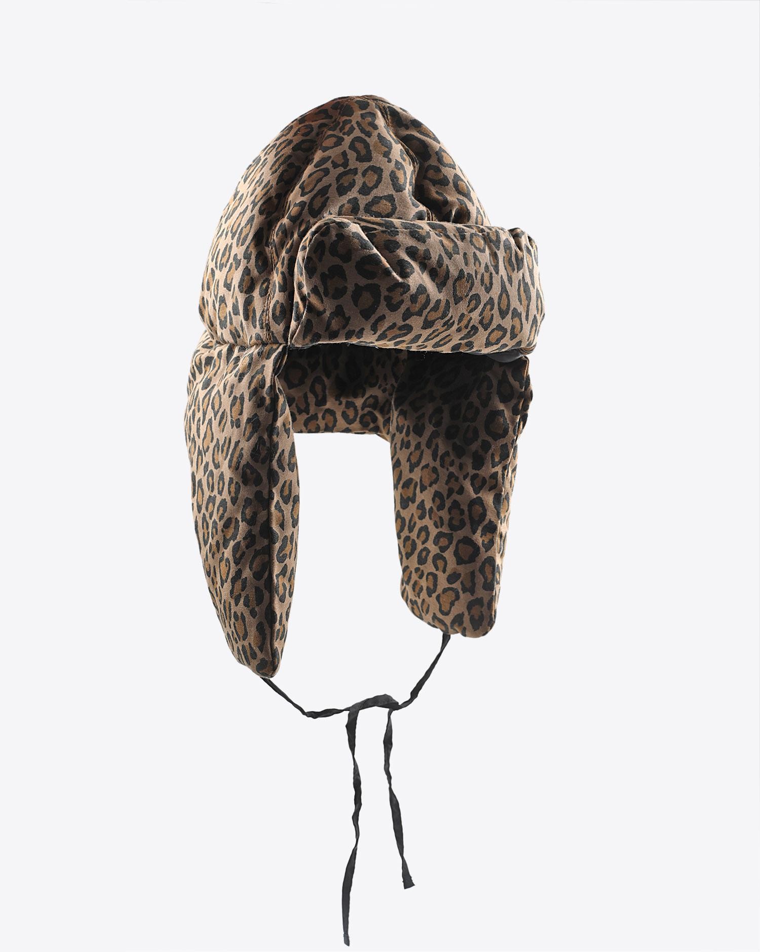 Image du produit R13 Denim Collection Trapper Hat - Leopard