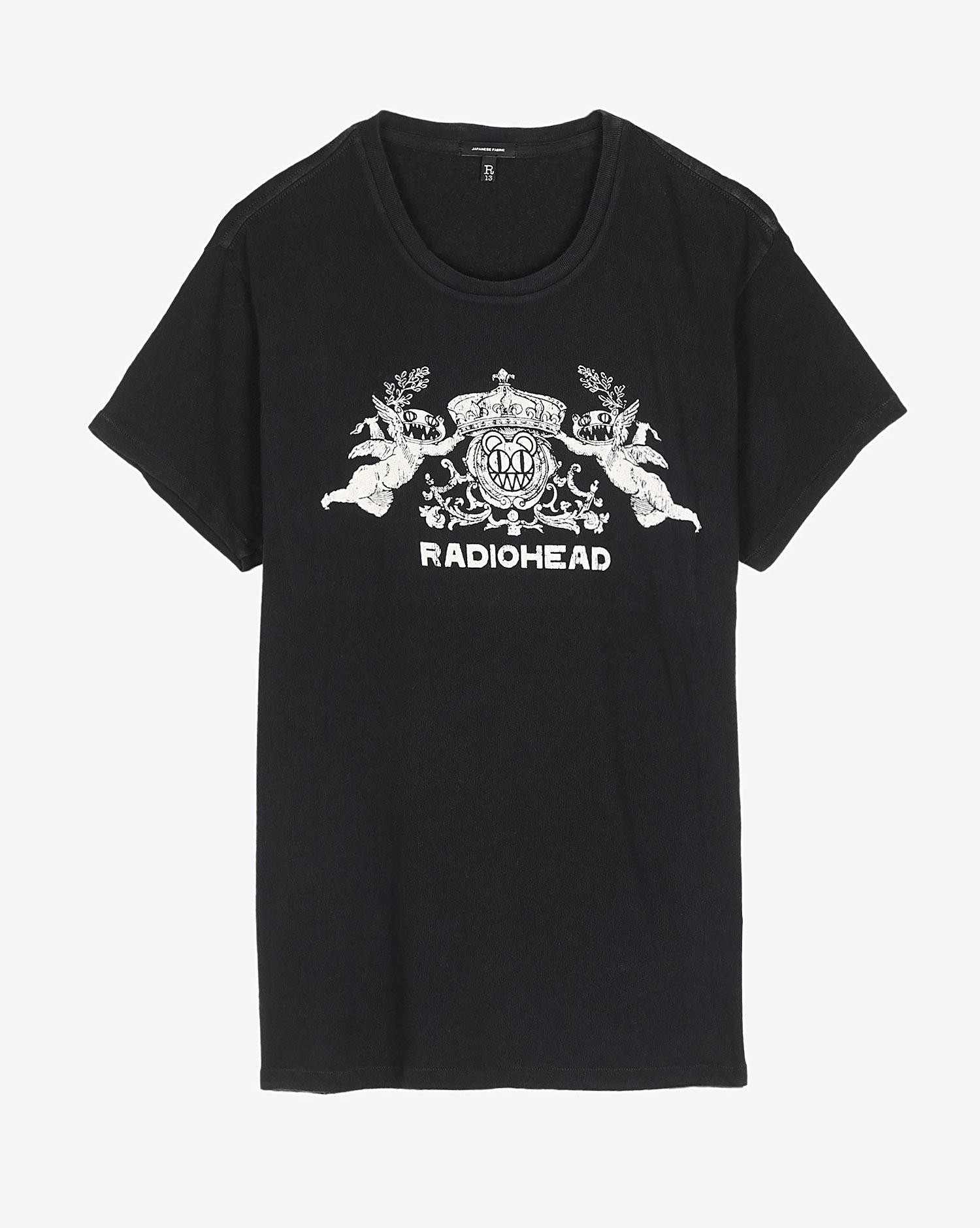 Image du produit R13 Denim Collection Bearhead Crest Boy T - Acid Black