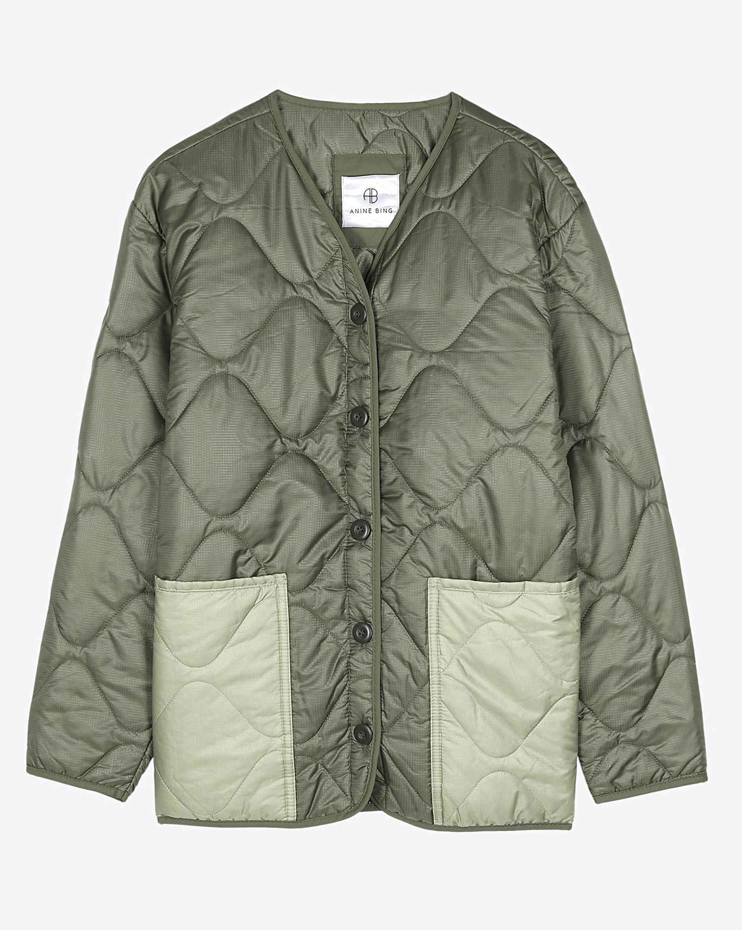 Anine Bing Andy Bomber Green pour Femme