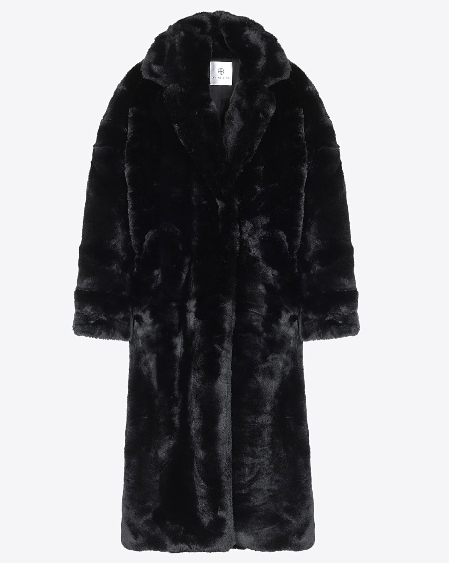 Image du produit Anine Bing Sasha Faux Fur - Black    - 5