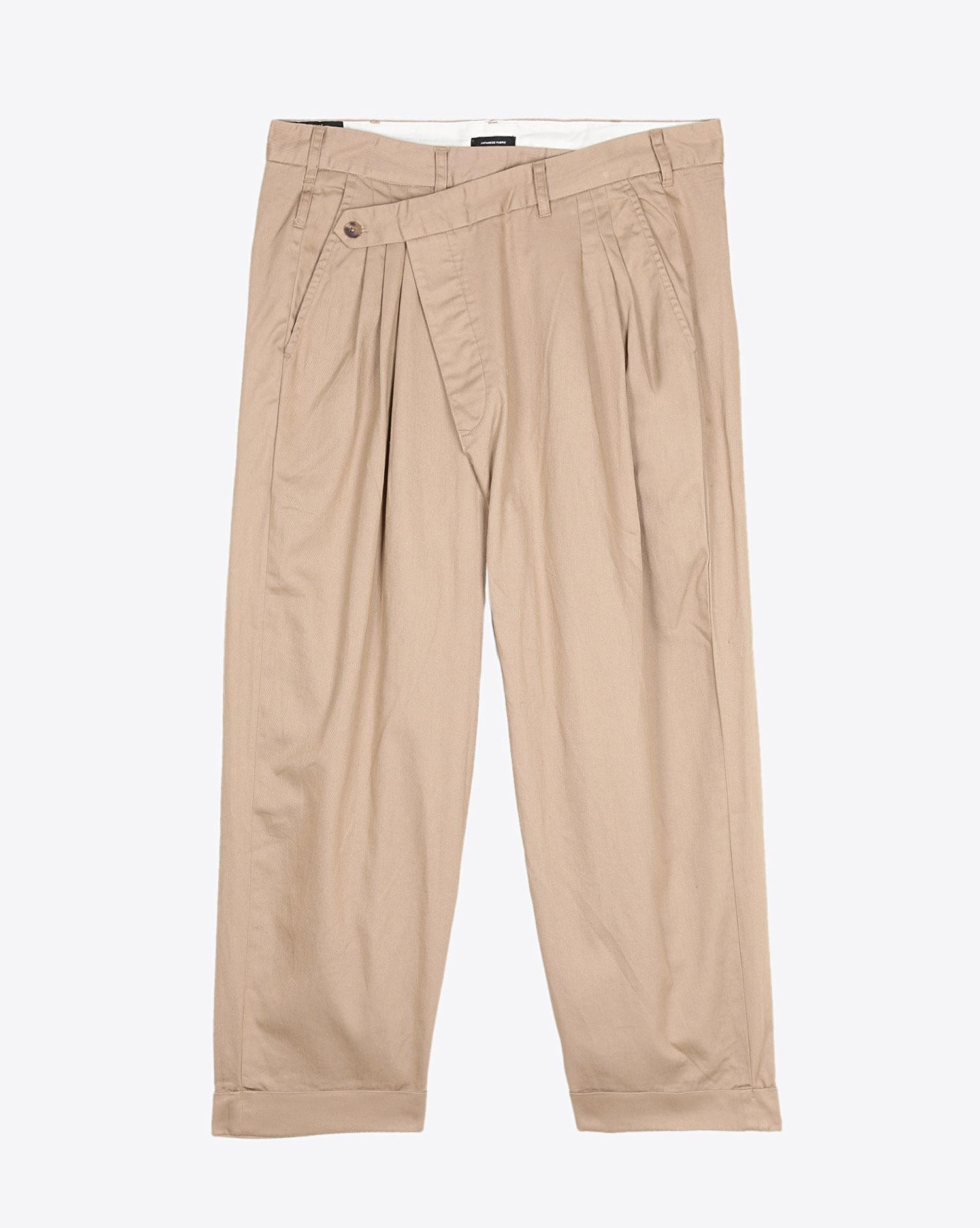 Image du produit R13 Denim Pré-Collection Cropped Triple-Pleat Crossover - Beige