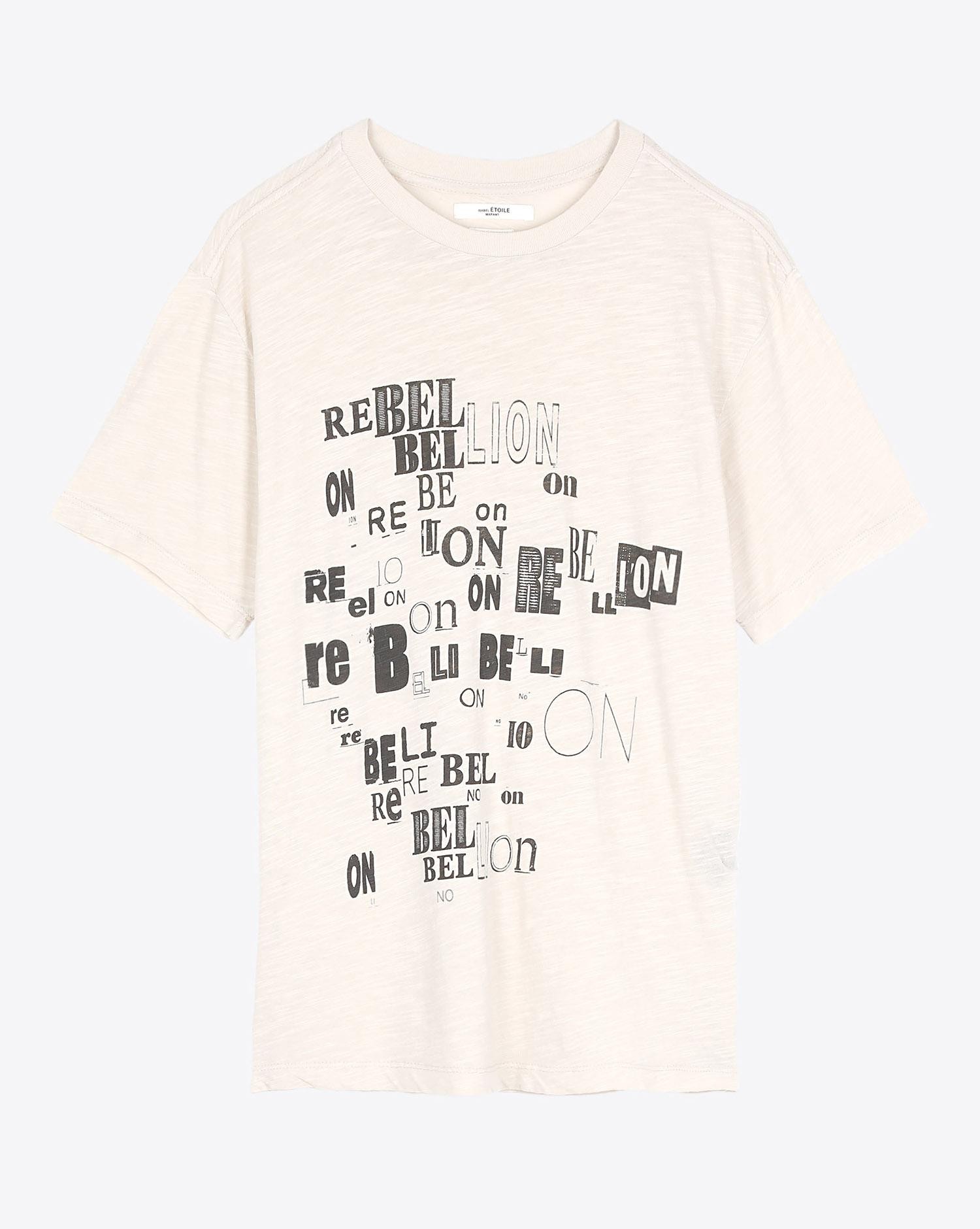 Isabel Marant Etoile Tee Shirt PEWELA - Ecru  