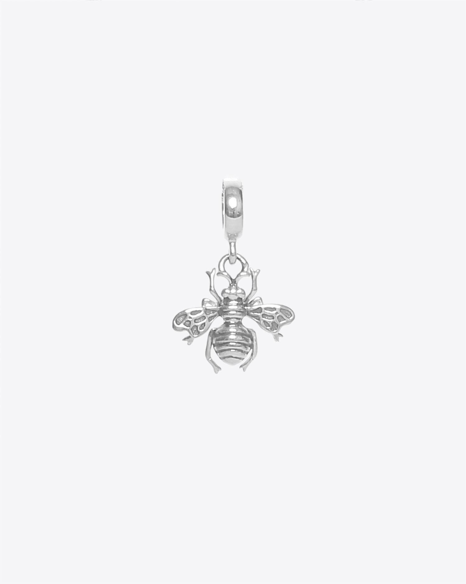 Tom Wood Bee Charm - Silver  