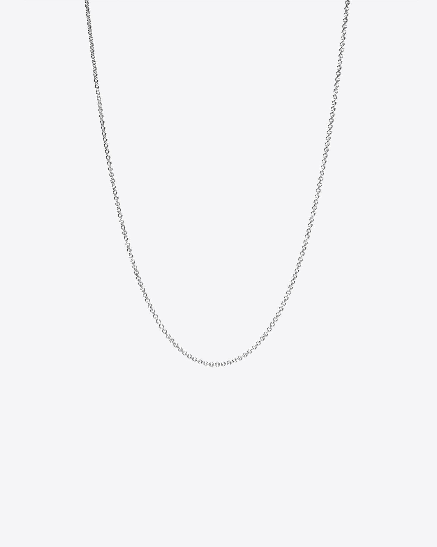 Tom Wood Rolo Chain S - 76 cm