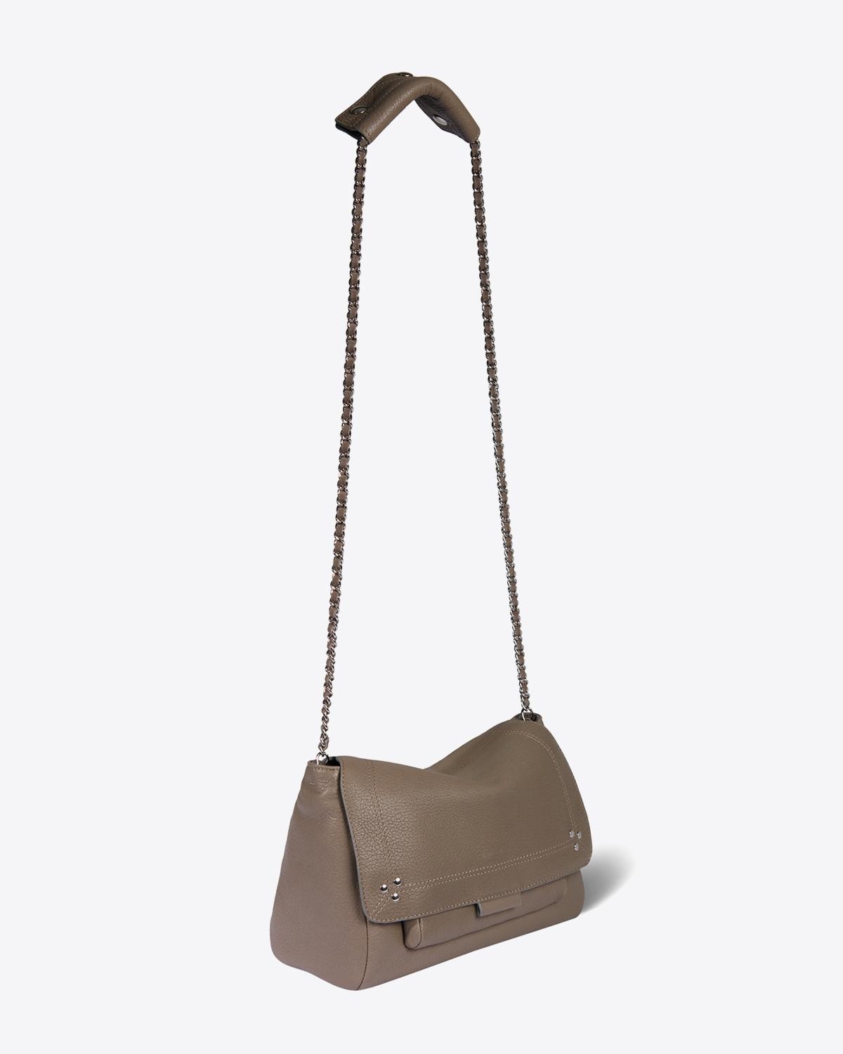 Jérôme Dreyfuss Collection Lulu M Goatskin Gris  