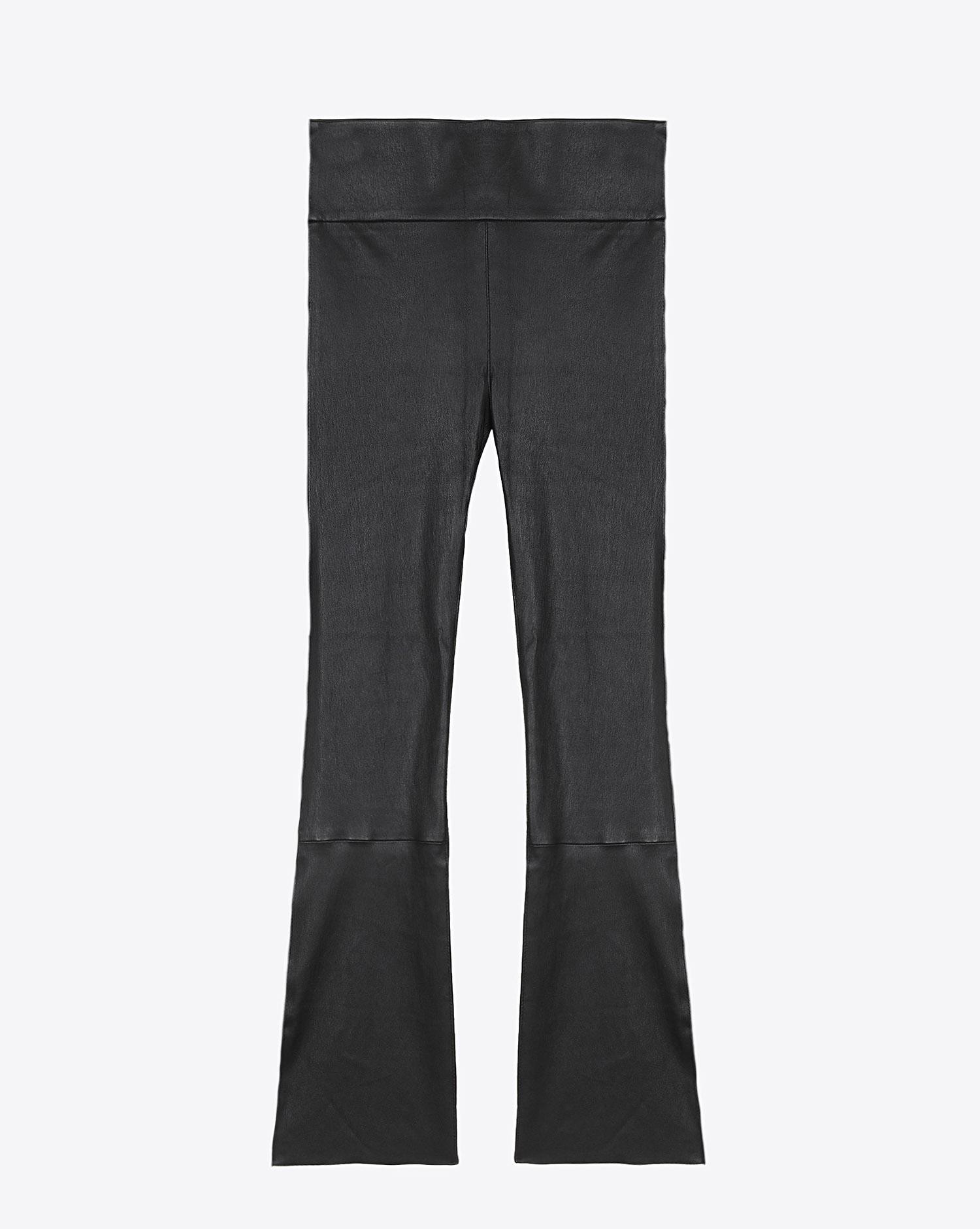 SPRWMN HIgh Waisted Crop Flare Leggings - Black pour Femme