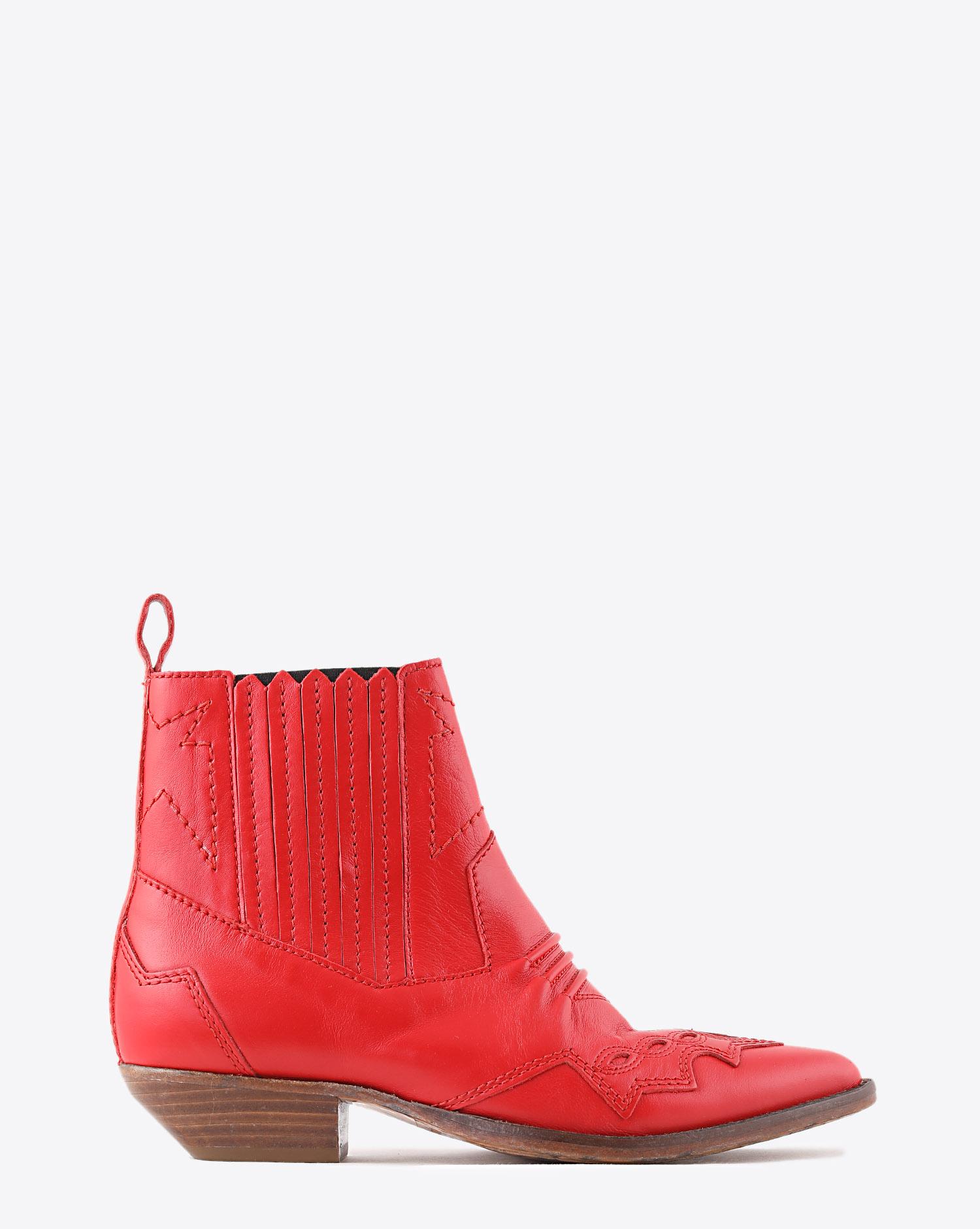 Roseanna Chaussures Boots Santiags Tucson - Rouge  