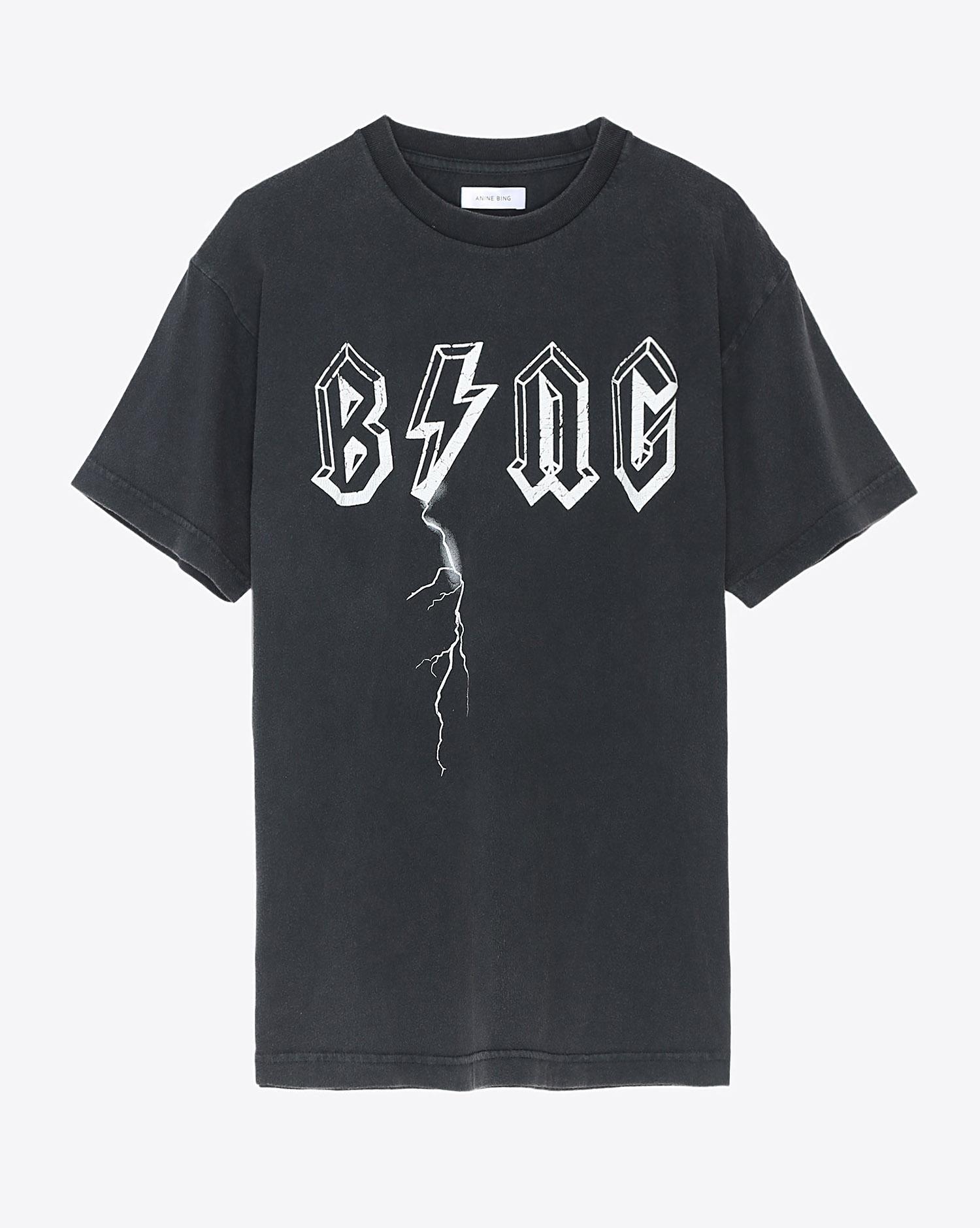 Anine Bing Bolt Tee - Black 