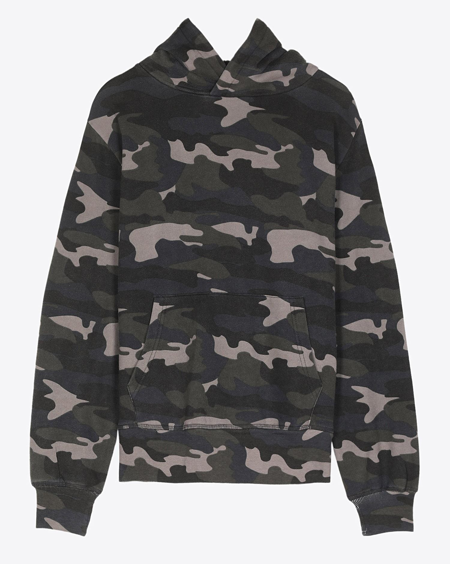 Gray online camo sweatshirt