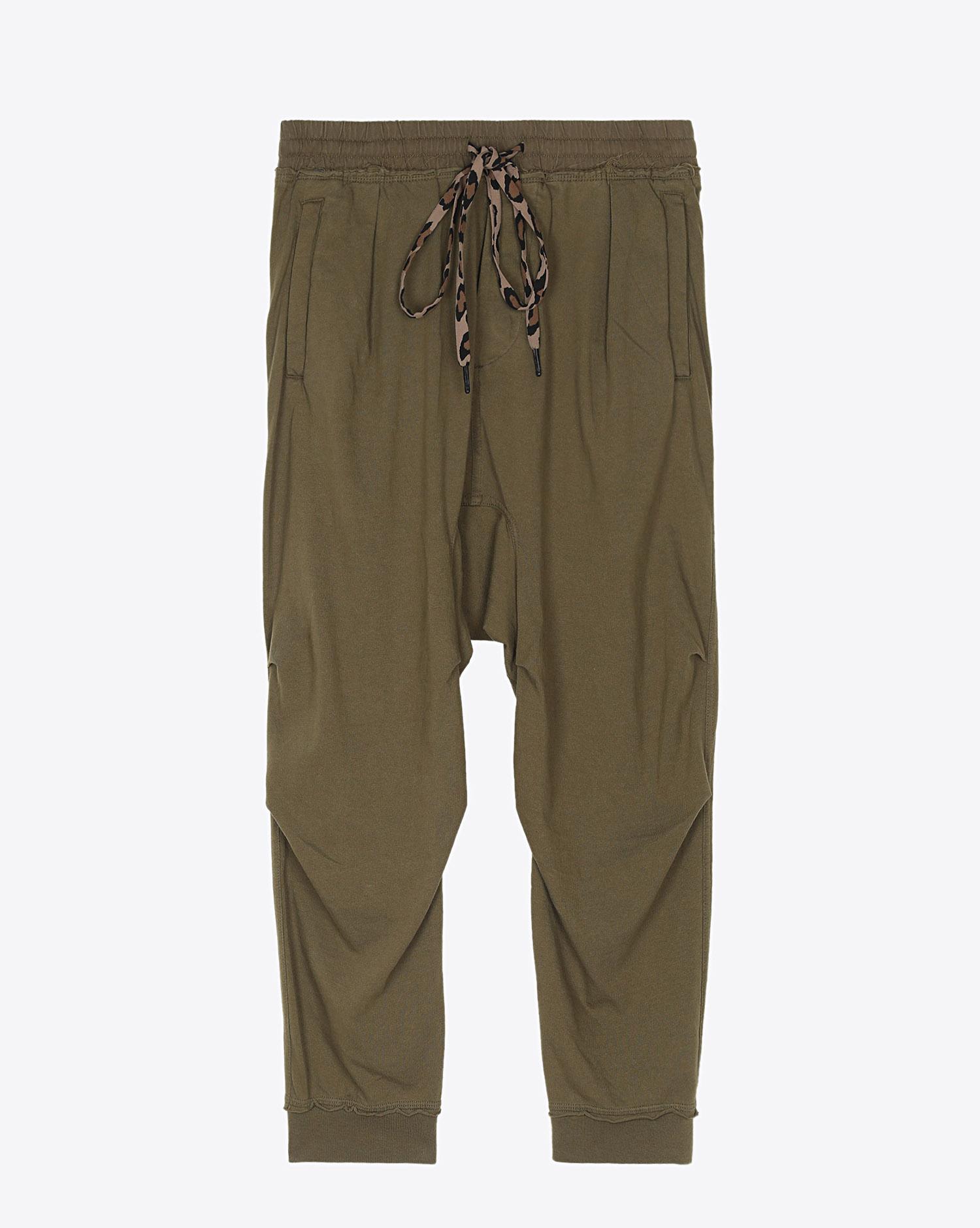 Pantalons R13 Denim Permanent Harem Sweatpant - Olive
