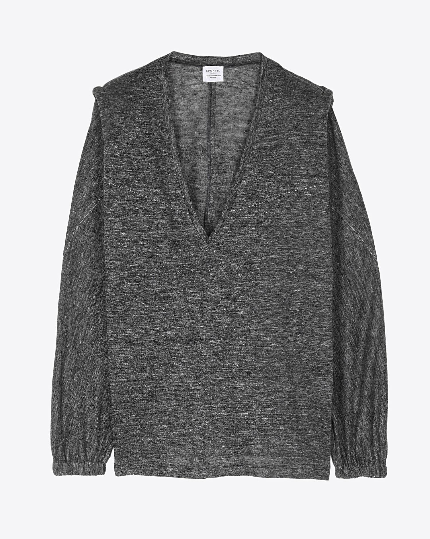 Eponym Creation Tee-Shirt Maeve - Gris Chiné Foncé  