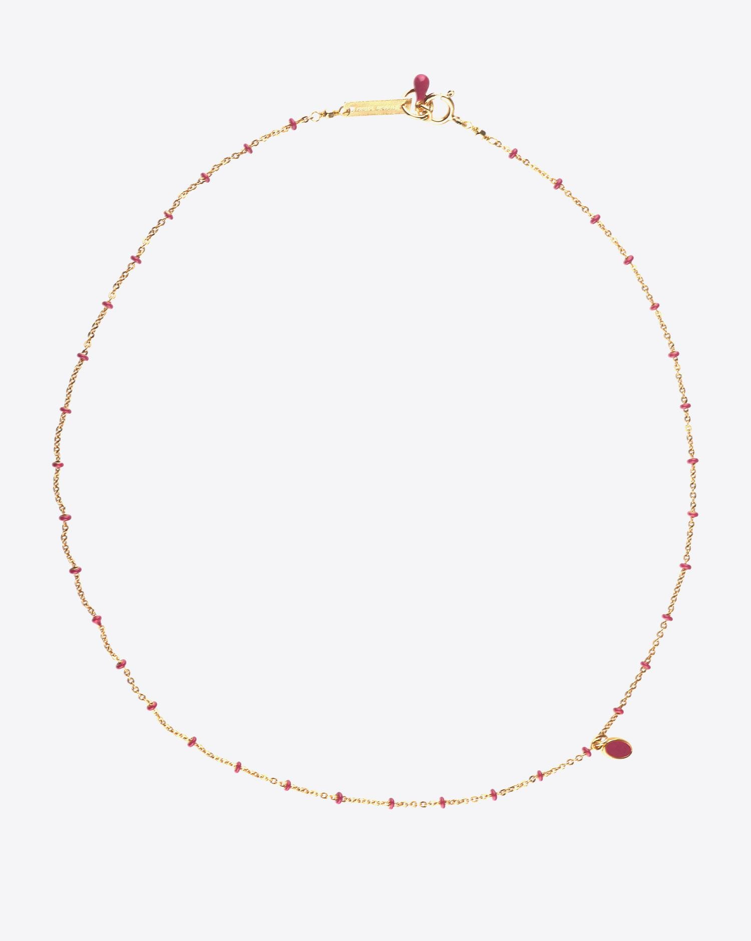 Isabel Marant Bijoux Médaille CASABLANCA - Fuchsia  