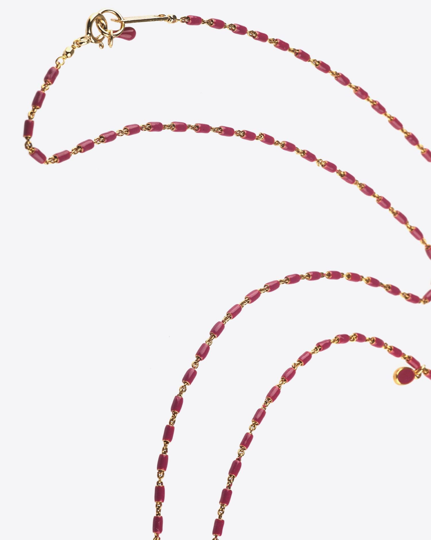 Isabel Marant Bijoux Sautoir CASABLANCA - Fuchsia  