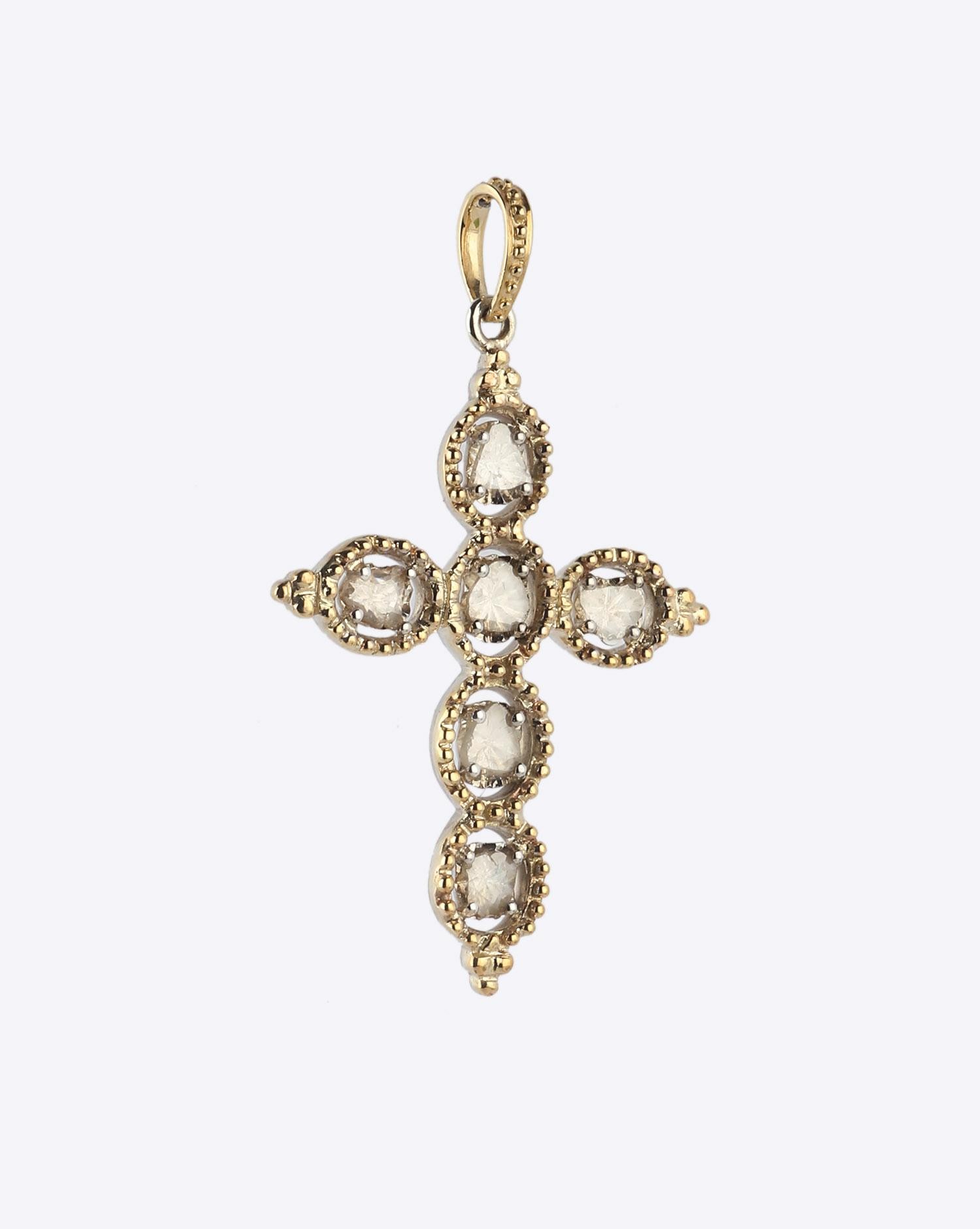 De Jaegher Pendentif Grande Croix Diamonds Delight   