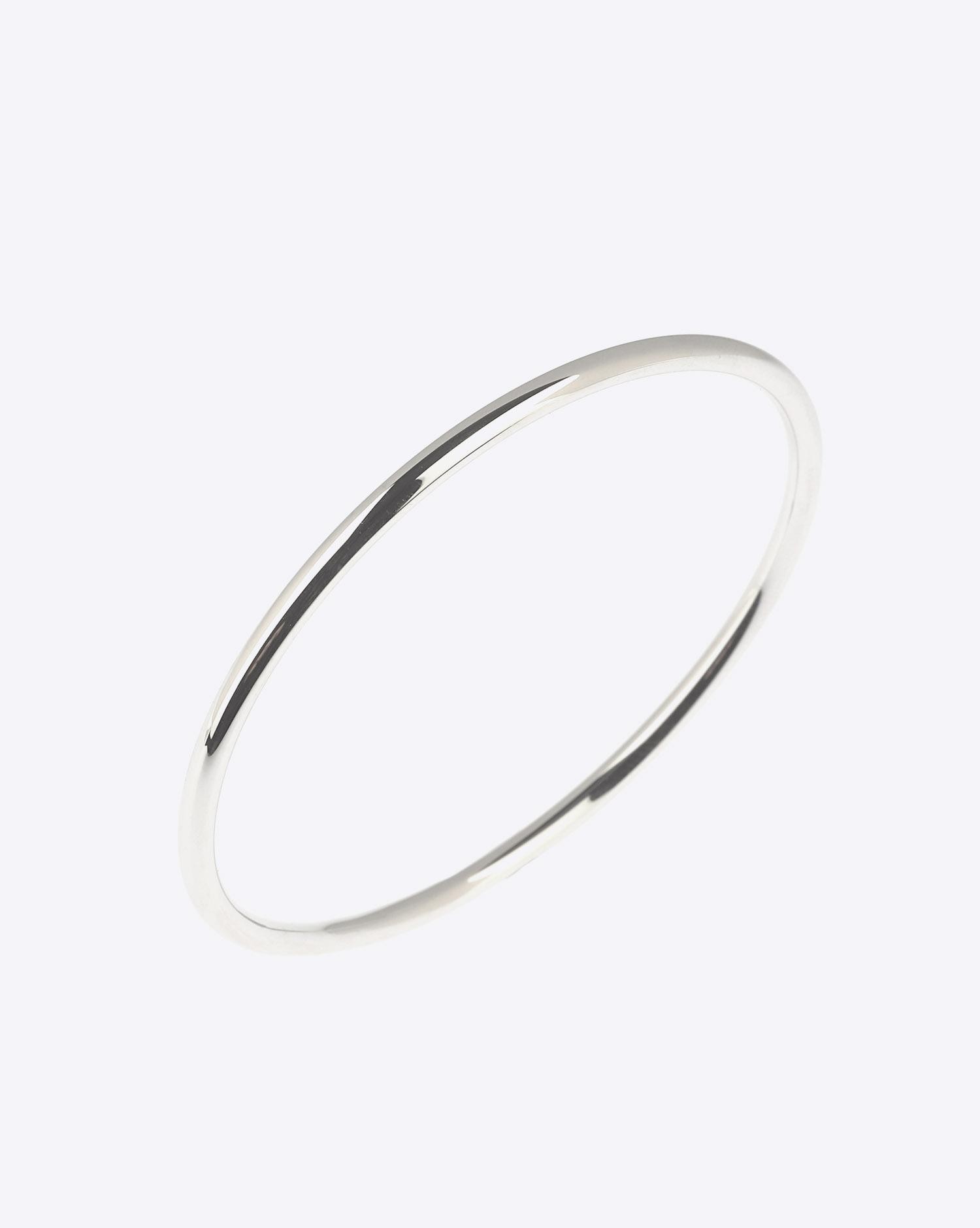 Tom Wood Classic Bangle (M) - Silver  