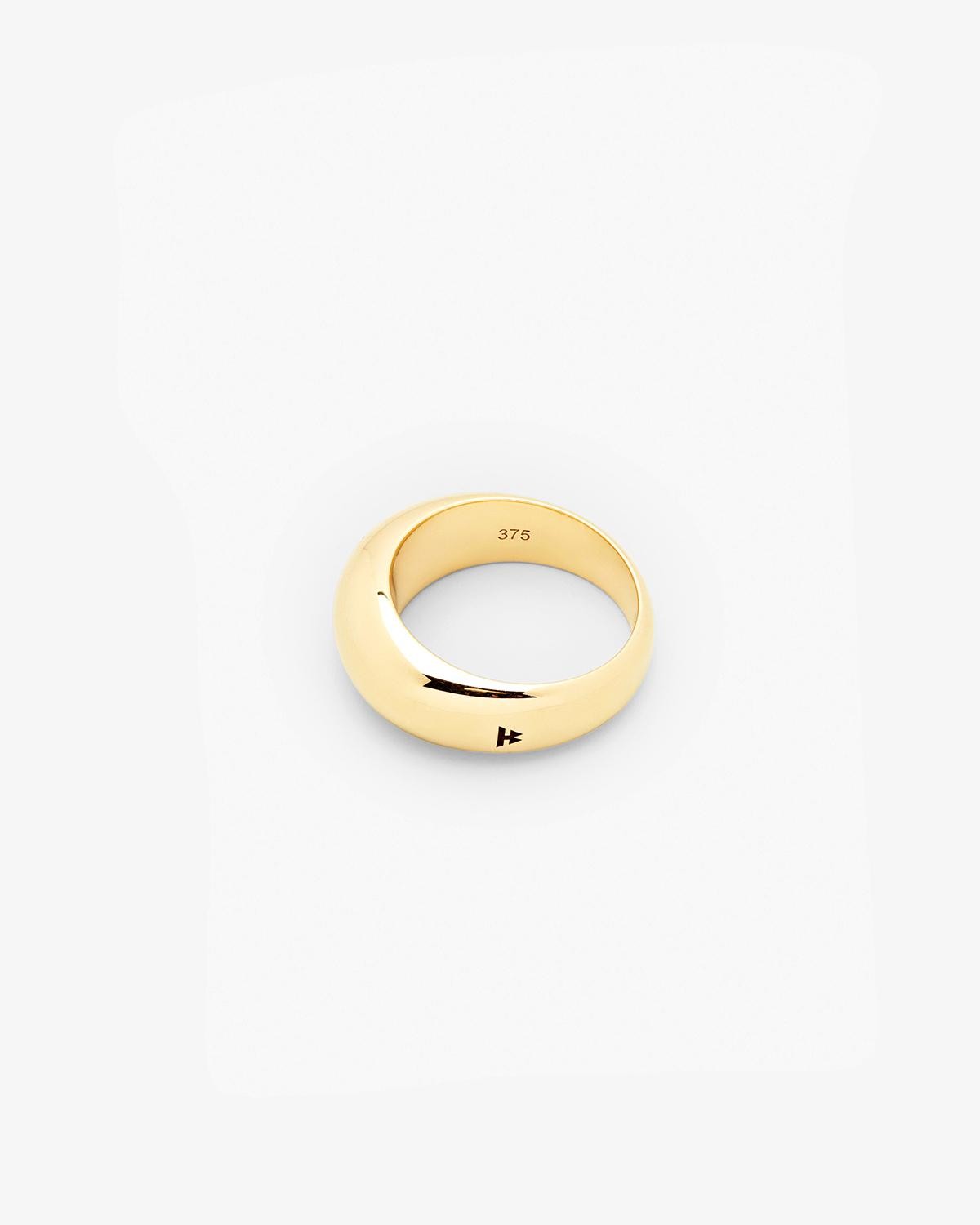 Tom Wood Ice Ring Slim - Gold pour Unisexe