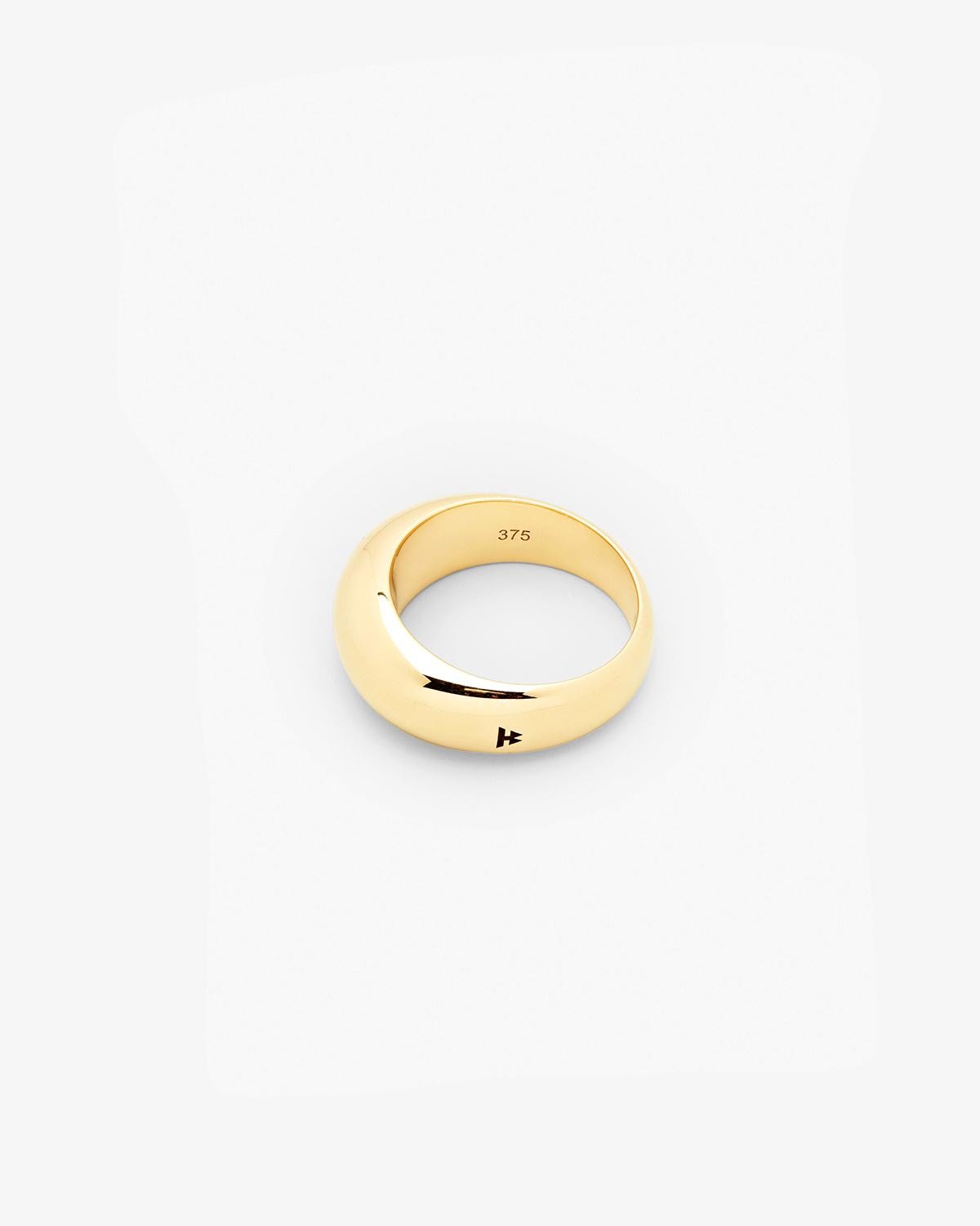 Image du produit Tom Wood Bague Ice Slim – Gold  