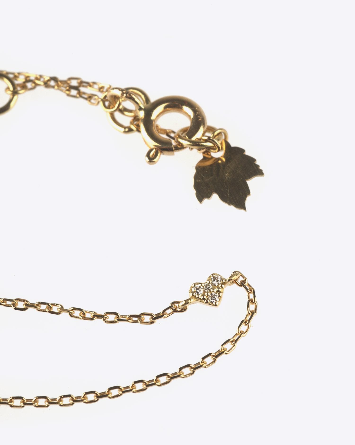 Image du produit Feidt Bracelet Mini Coeur - Or Jaune 18K et Diamants - 2