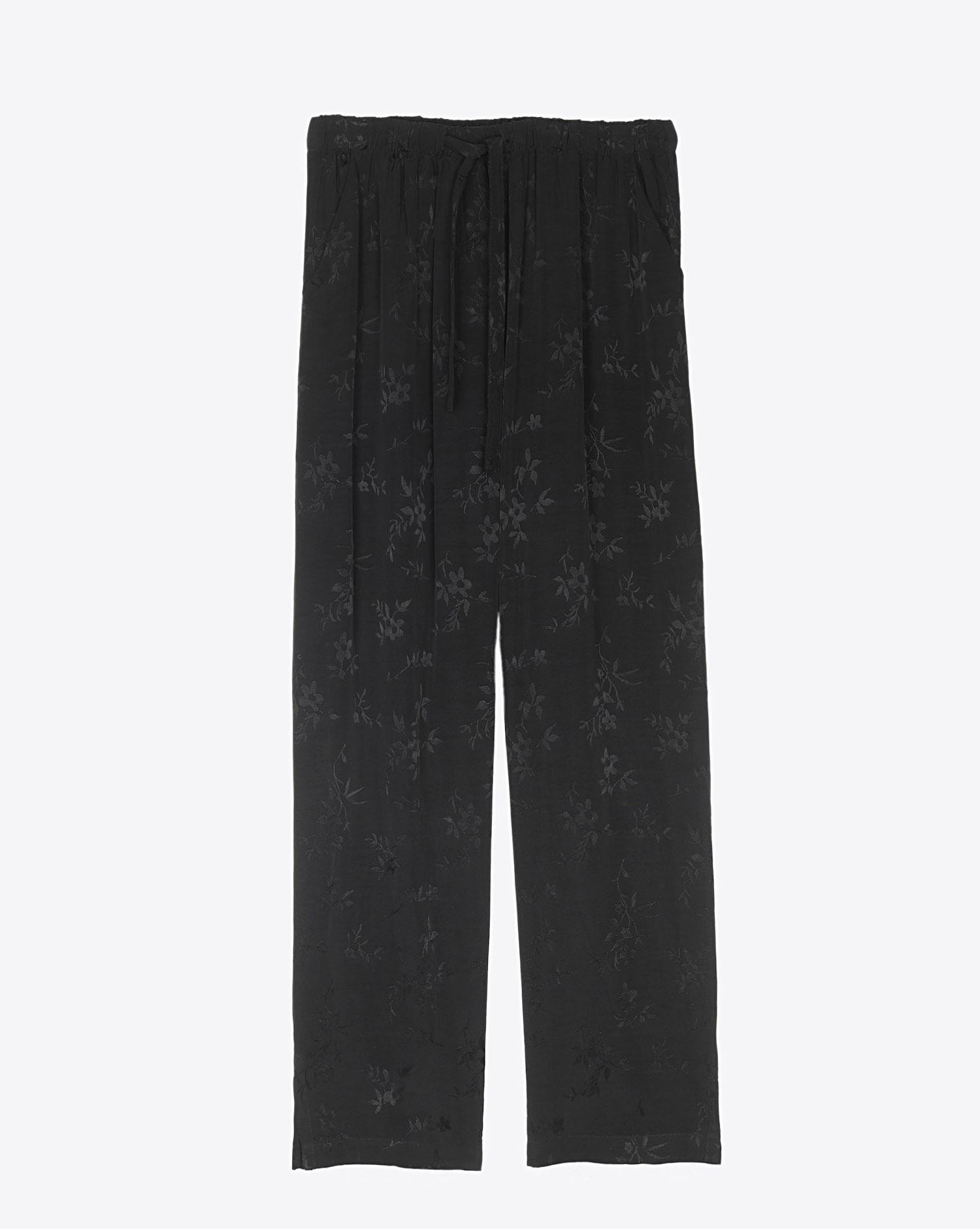 Raquel Allegra Drawstring Trouser - Black  