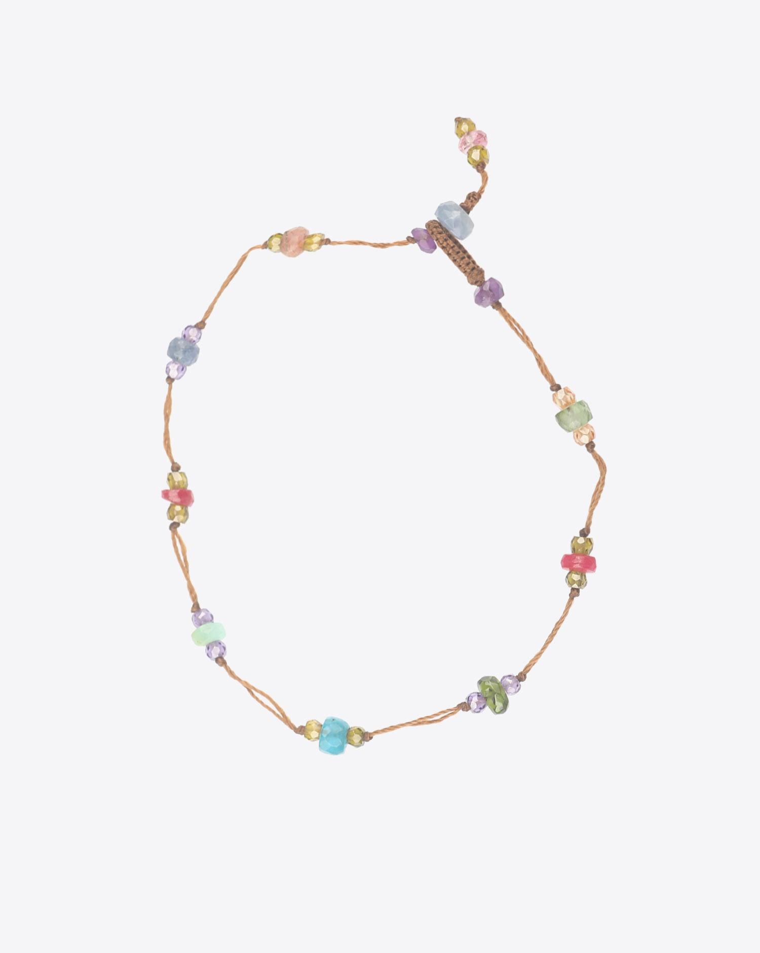 Sharing Bracelet T.BEE SPARKLY - Cordon Tabac  