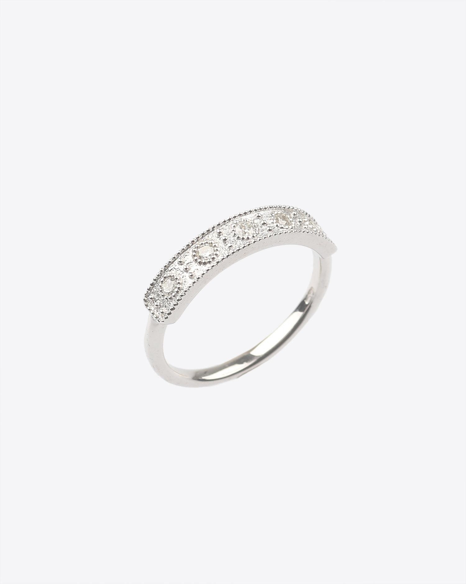 Bague Happiness argent et diamants De Jaegher