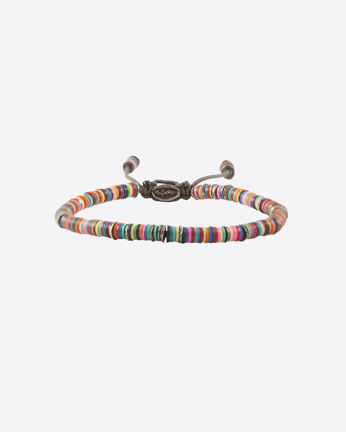 M.Cohen Bracelet Africain Disques - Vinyl Multicolor  