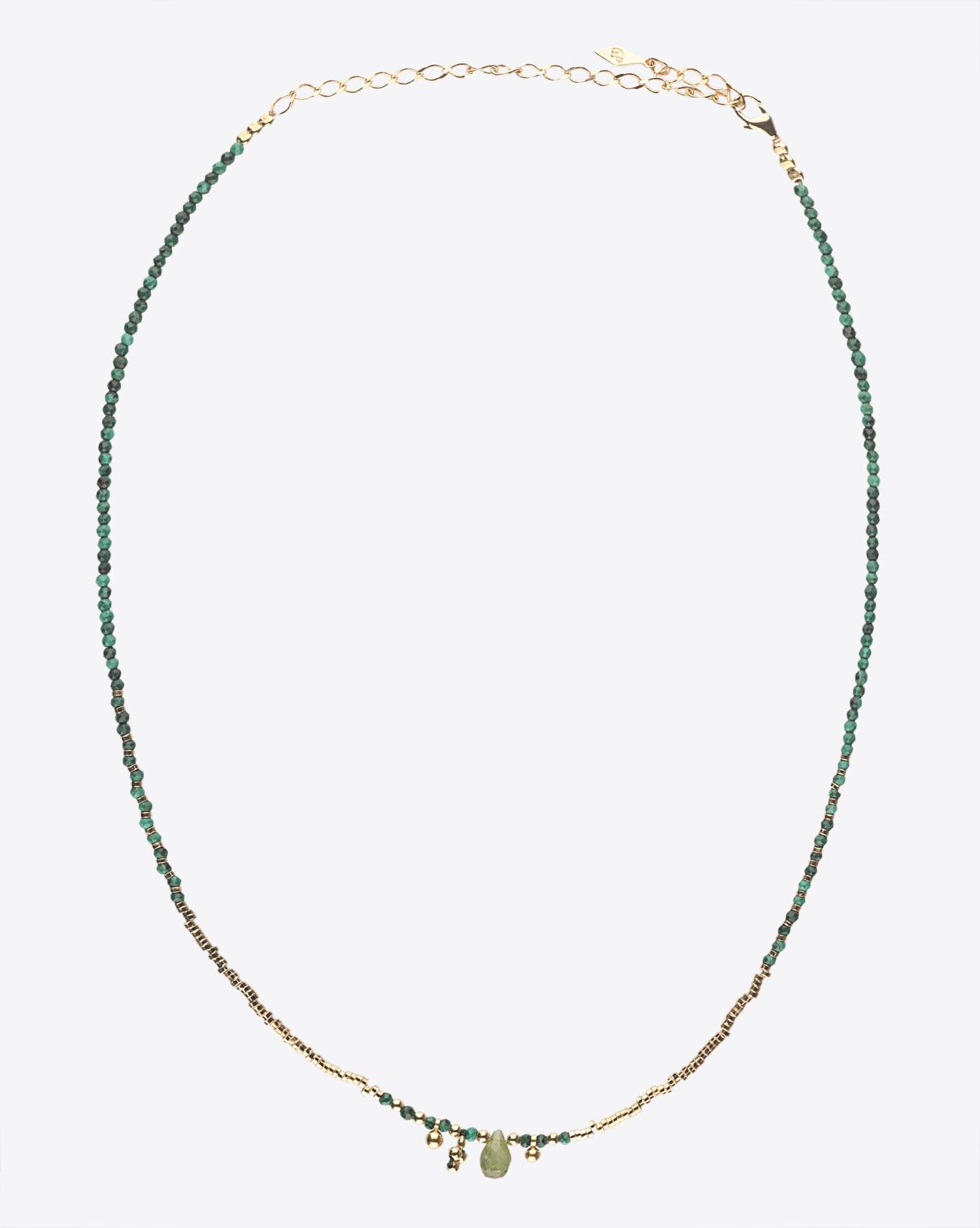 Gachon Pothier Collier Romane V2 - Malachite