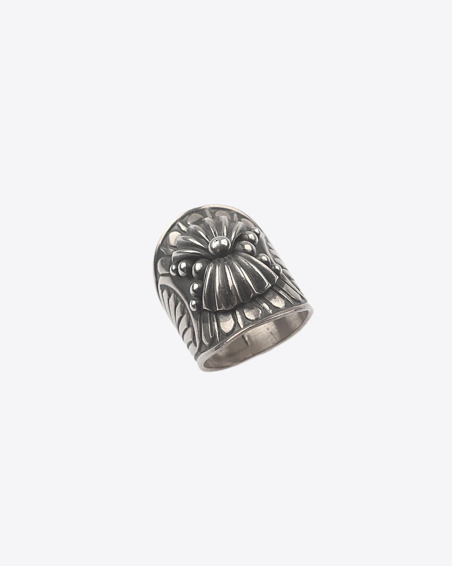 Harpo Bague Argent gros motif BAAGM 