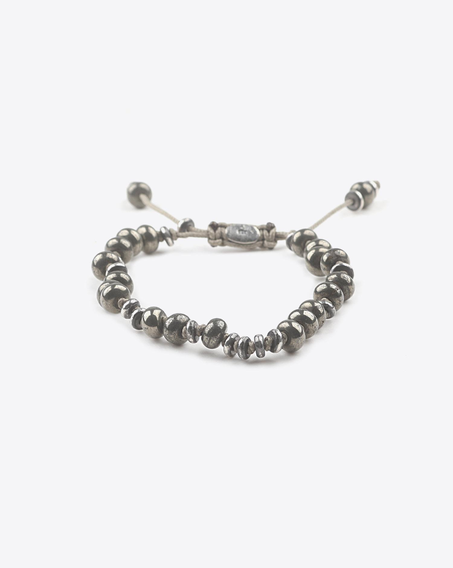 Bracelet Pépites Pyrites Et Argent M.Cohen. 