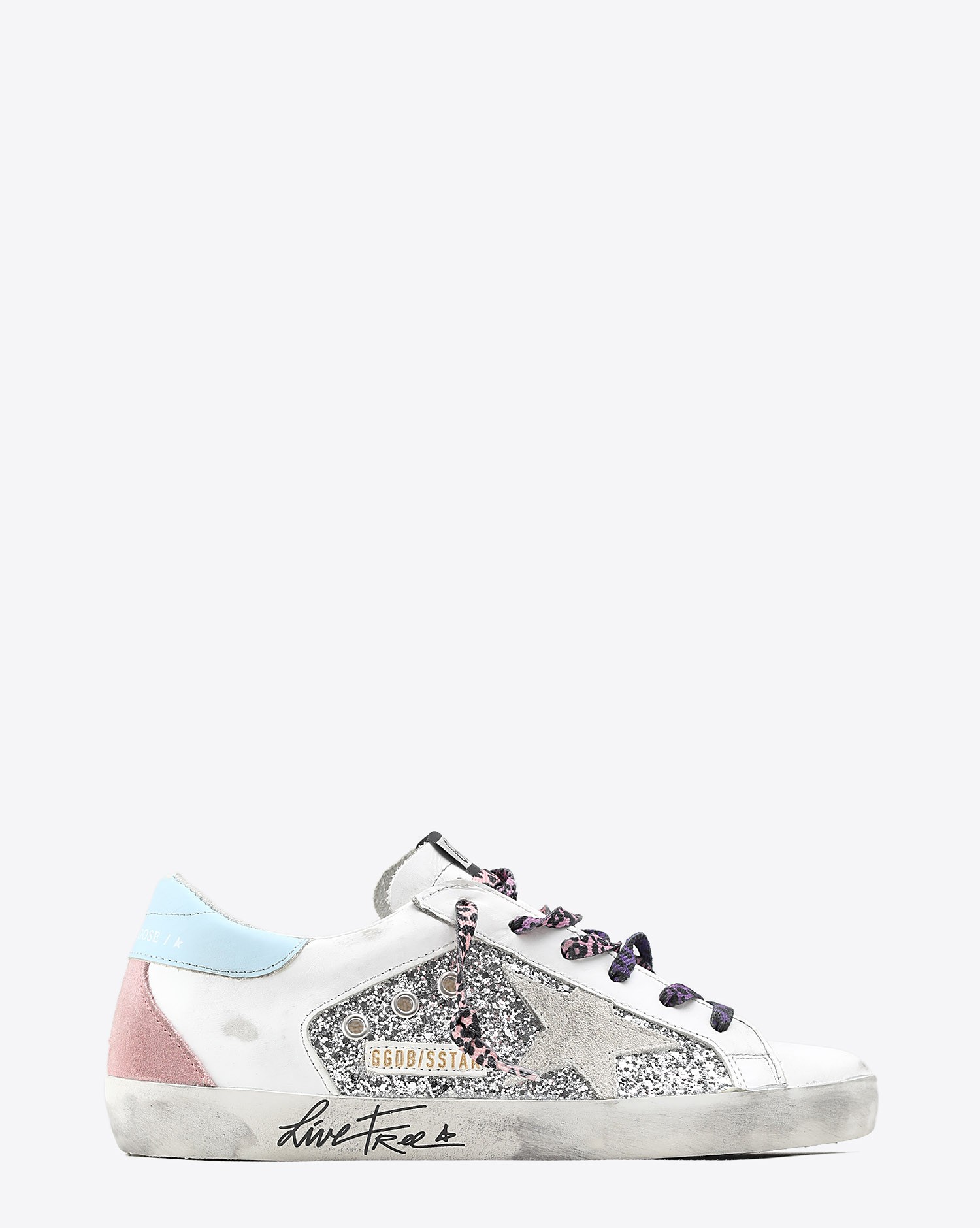 Image du produit Golden Goose Femme Super-Star - Silver Aquamarine Pink 80287