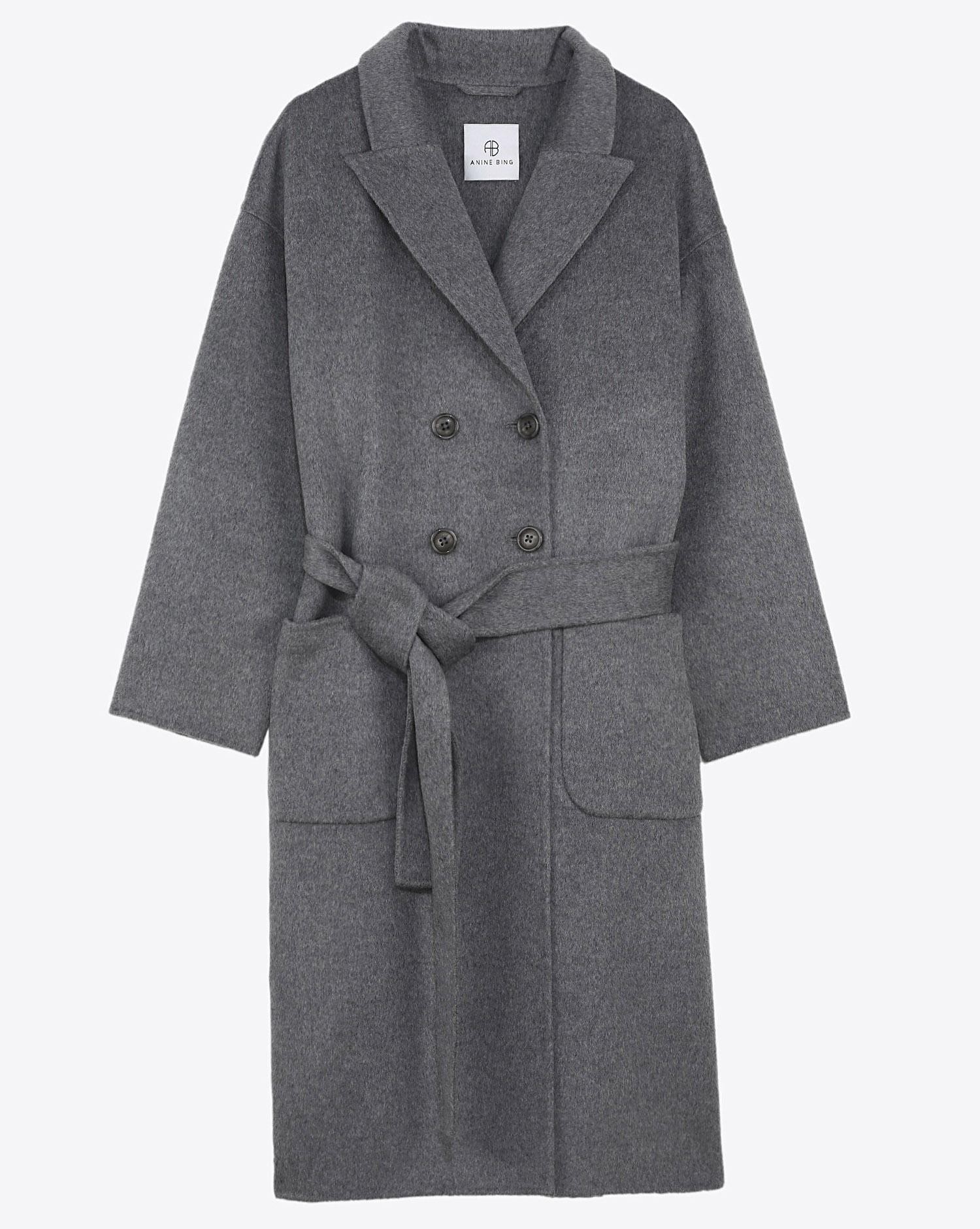 Anine Bing Dylan Coat - Grey  